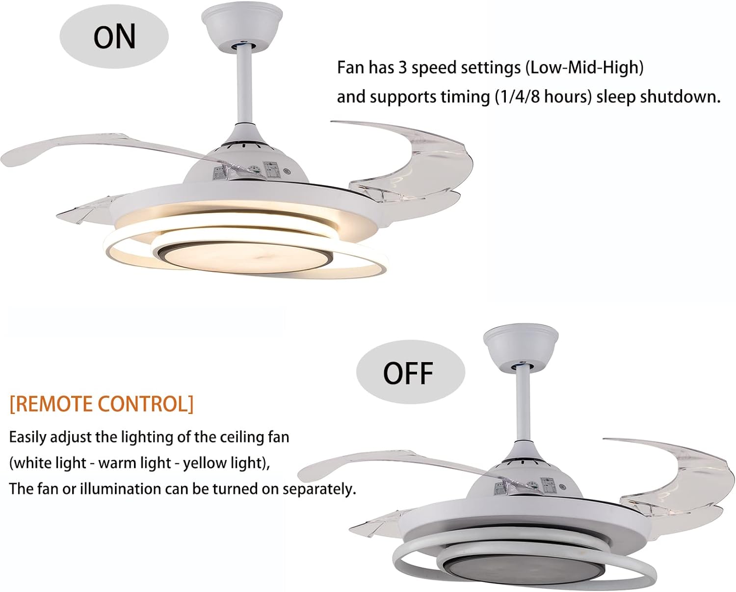 Oukaning HG-HCX-2393 Ceiling-Fans - View #6