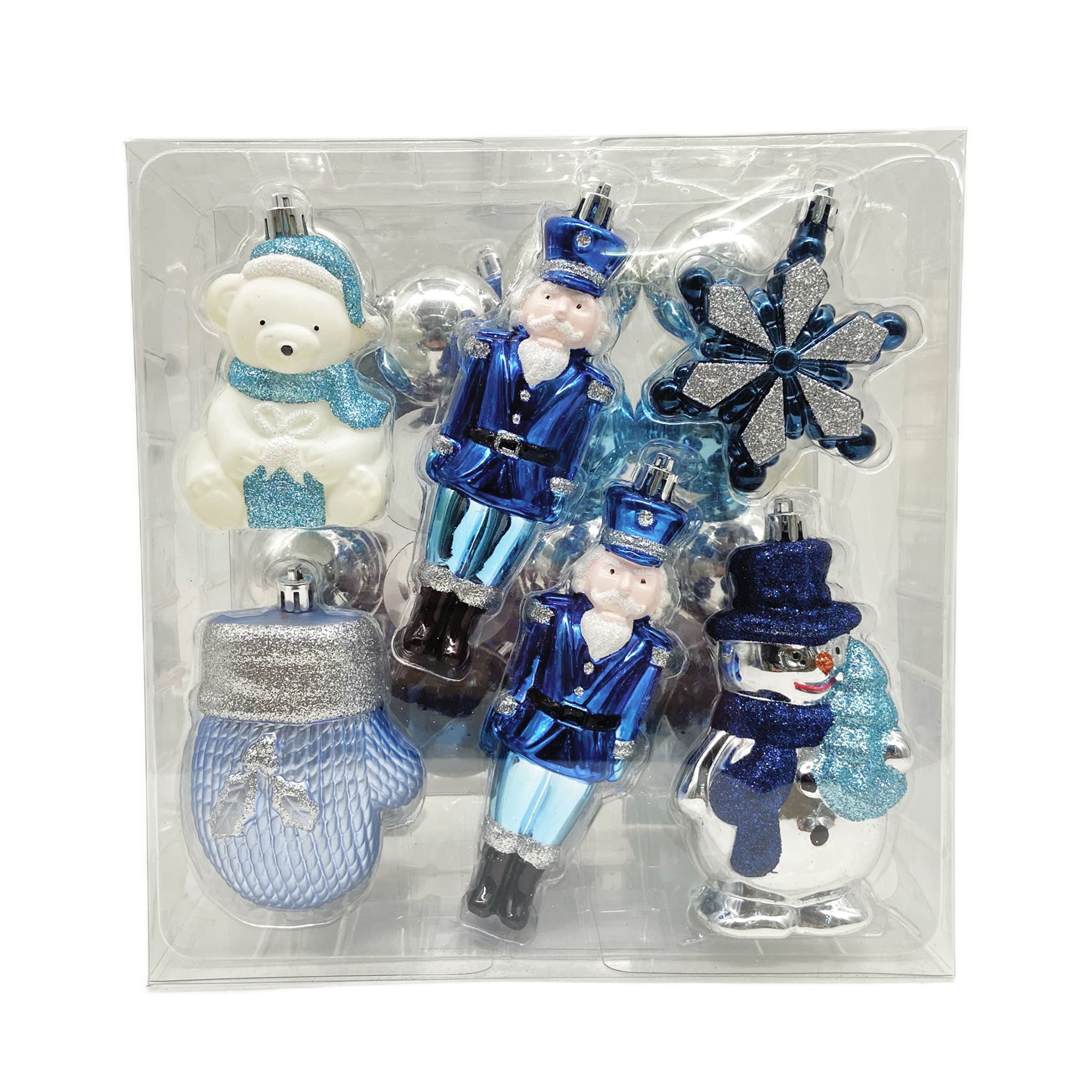 Holiday Living 014-924-5 26 -Pack Multiple colors/finishes Standard Indoor Ornament set Shatterproof