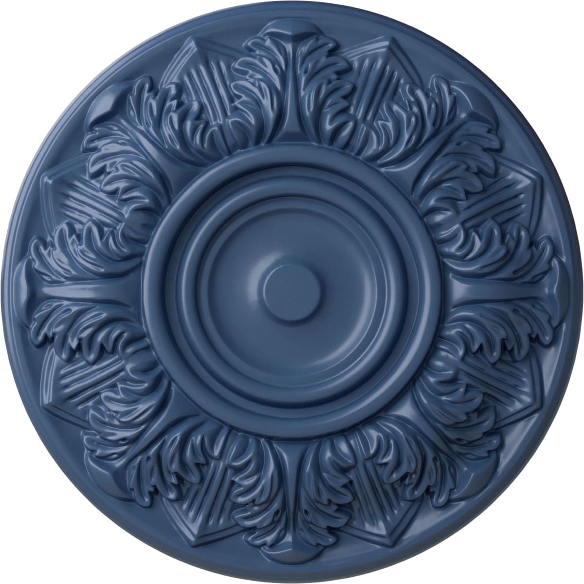 Ekena Millwork CM13WHAMF Whitman 13-in W x 13-in L Americana Polyurethane Ceiling Medallion