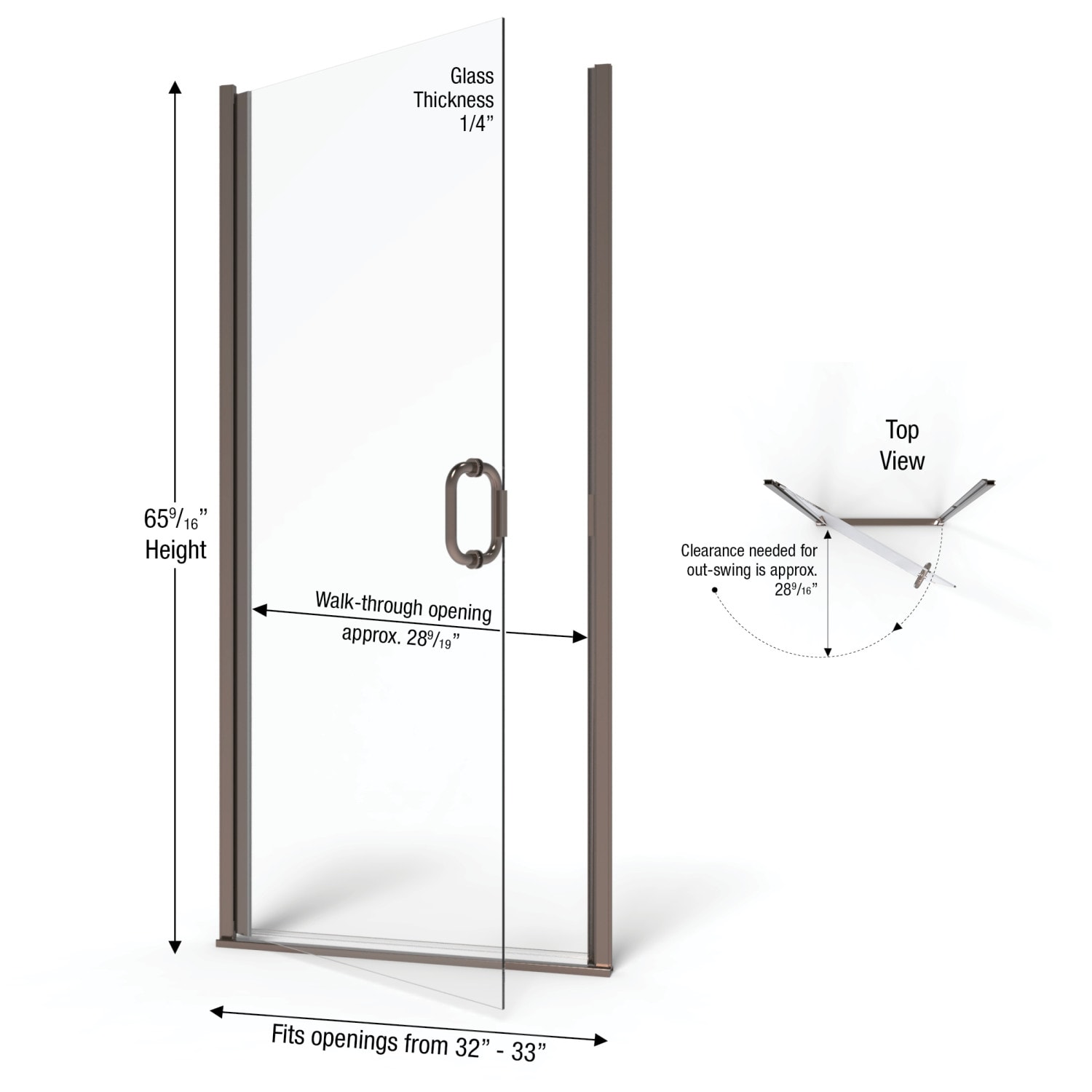 Basco INFN00A3365CLOR Shower-Doors - View #2