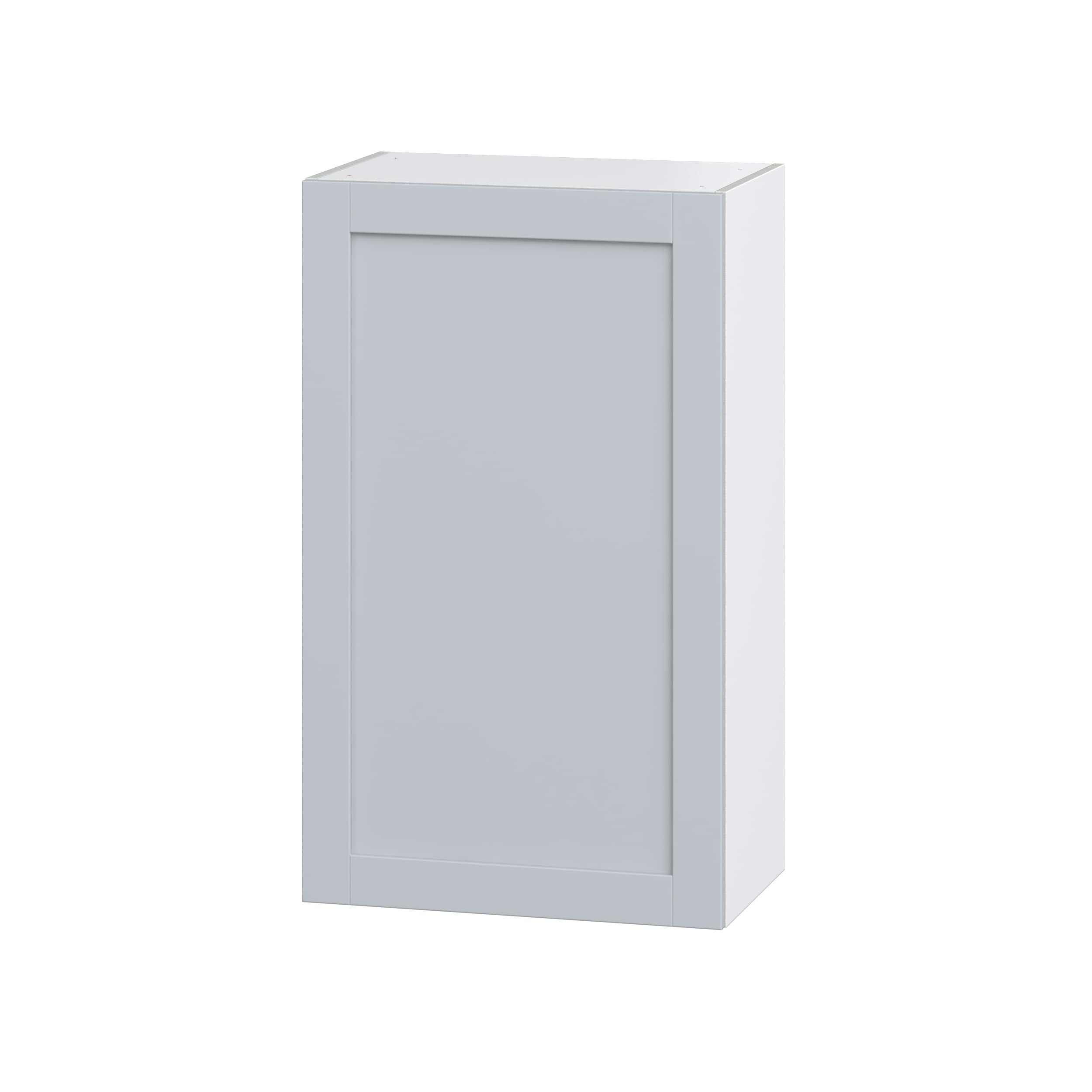 Hugo&Borg Charlesberg 24-in W x 10-in H x 14-in D Gray Wall Fully Assembled Cabinet (Recessed Panel Shaker Door Style)