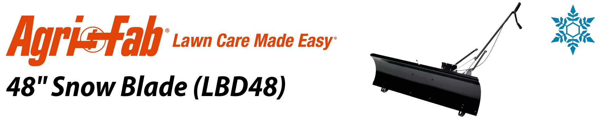 Agri-Fab 48-in W x 16-in H Steel Snow Blade LBD48 Sansujyuku sansujyuku.com