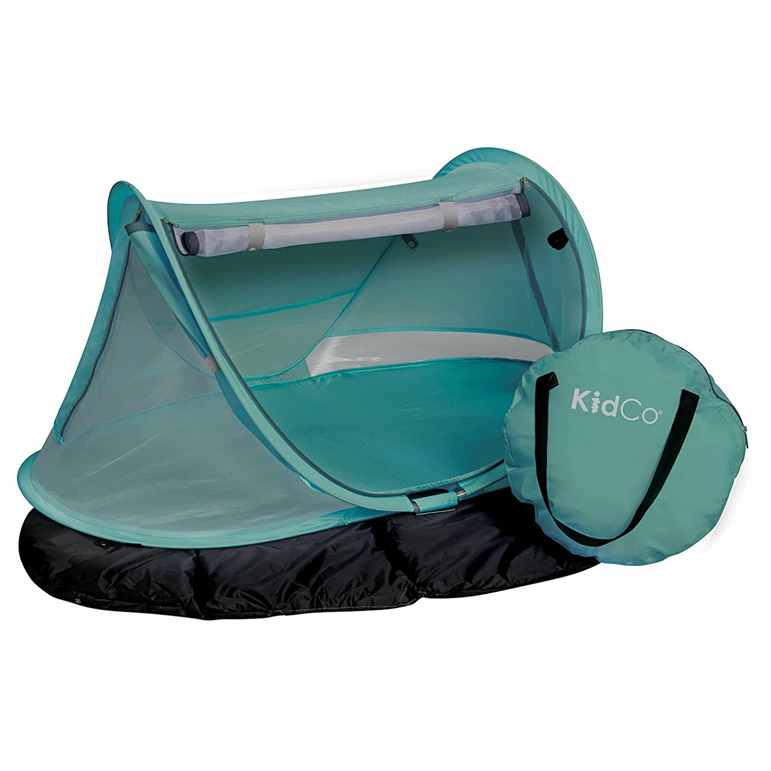 KidCo 297524 Kidco Peapod Prestige Lightweight Outdoor Portable Toddler Travel Bed, Seafoam