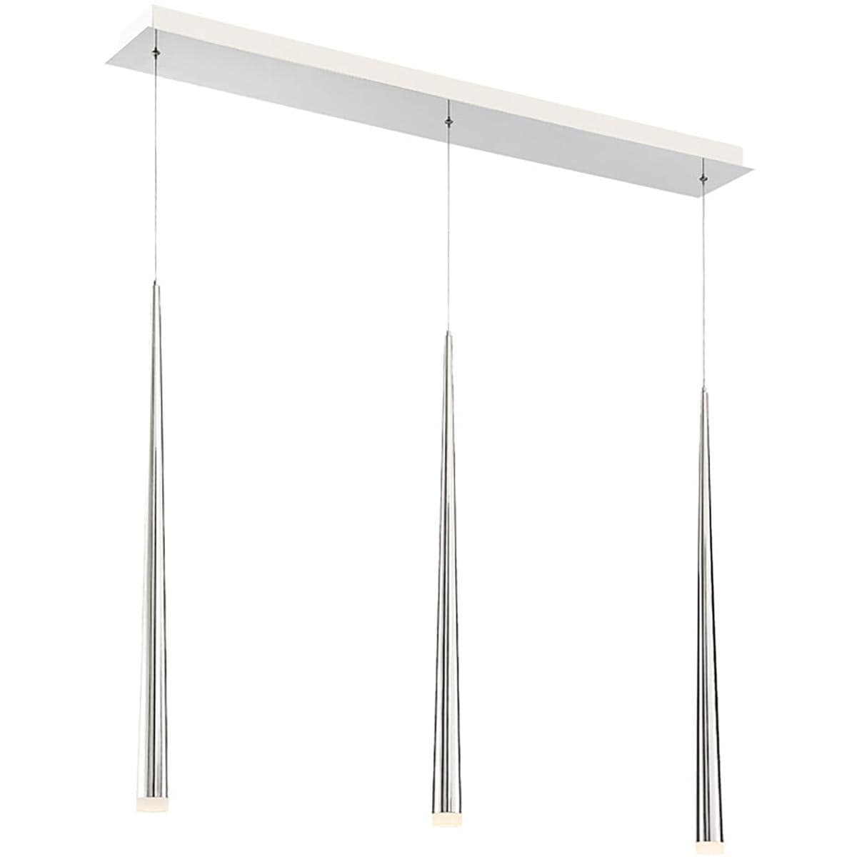 Modern Forms 1277570 PD-41803L-PN Cascade Pendant Polished Nickel