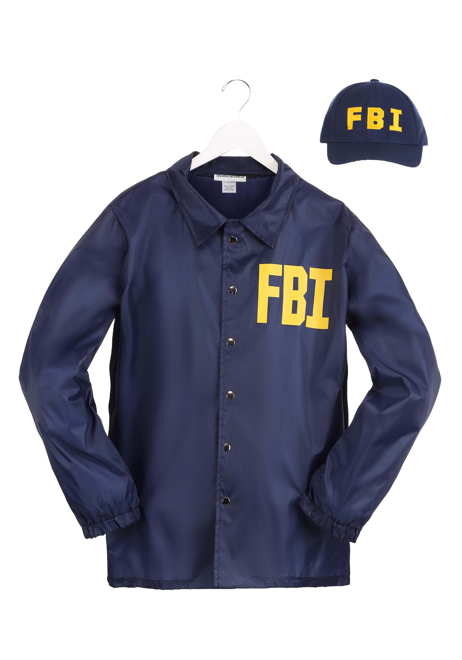 HalloweenCostumes.com FUN2263PL-2X FUN Costumes Plus Size FBI Adult Costume Jacket 2X