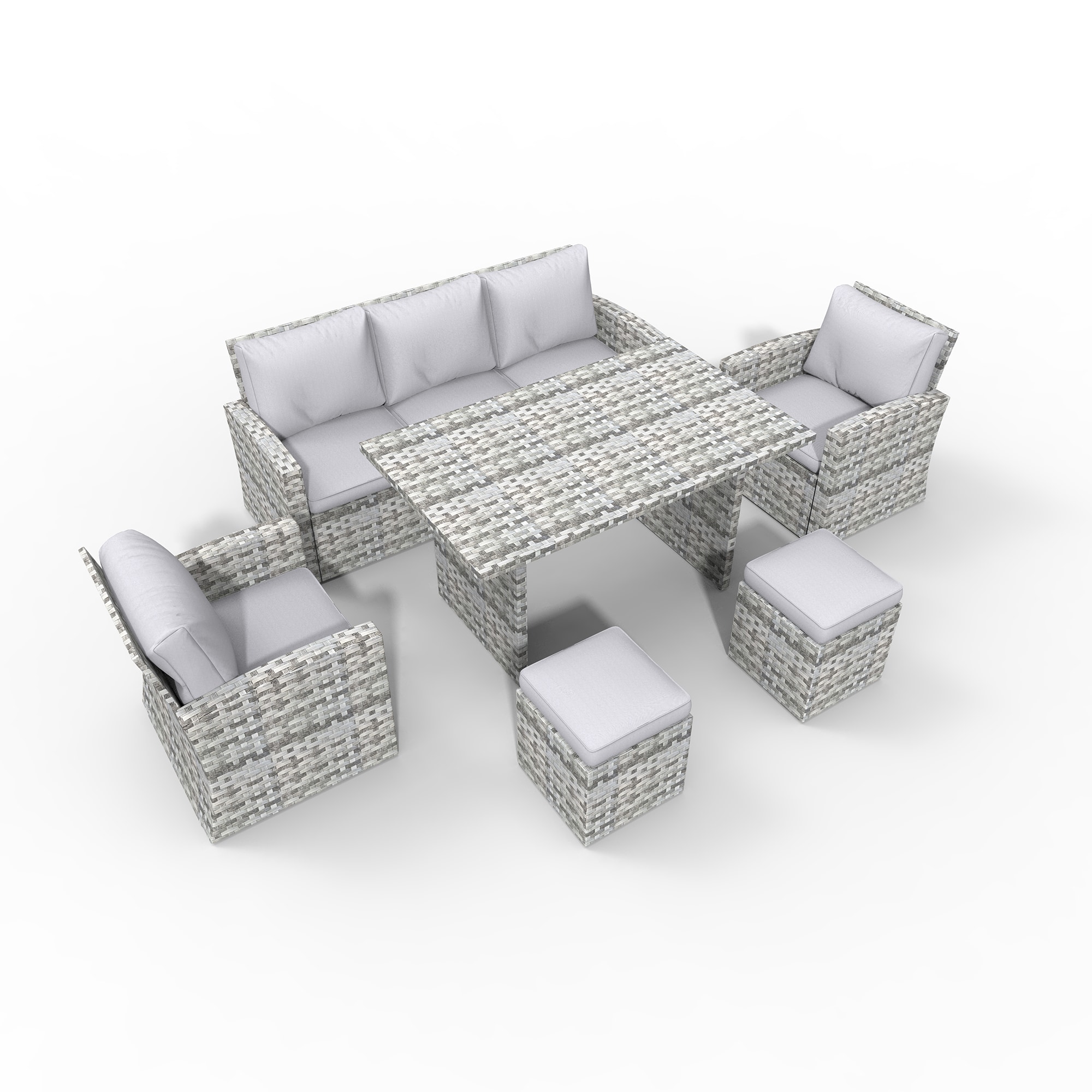 Moda Furnishings PAS-1958-W Patio-Conversation-Sets - View #2