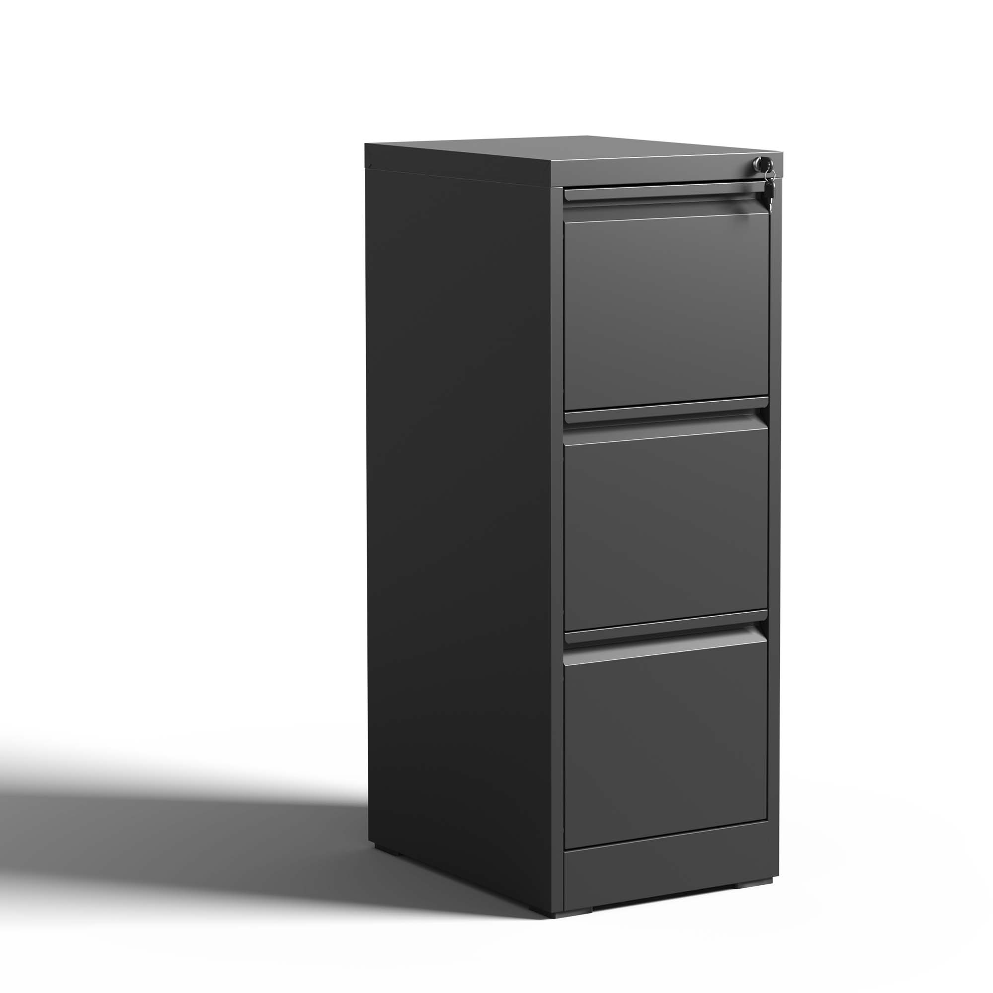 Kahomvis MAKE-QPO2-418 Black Office Cabinet