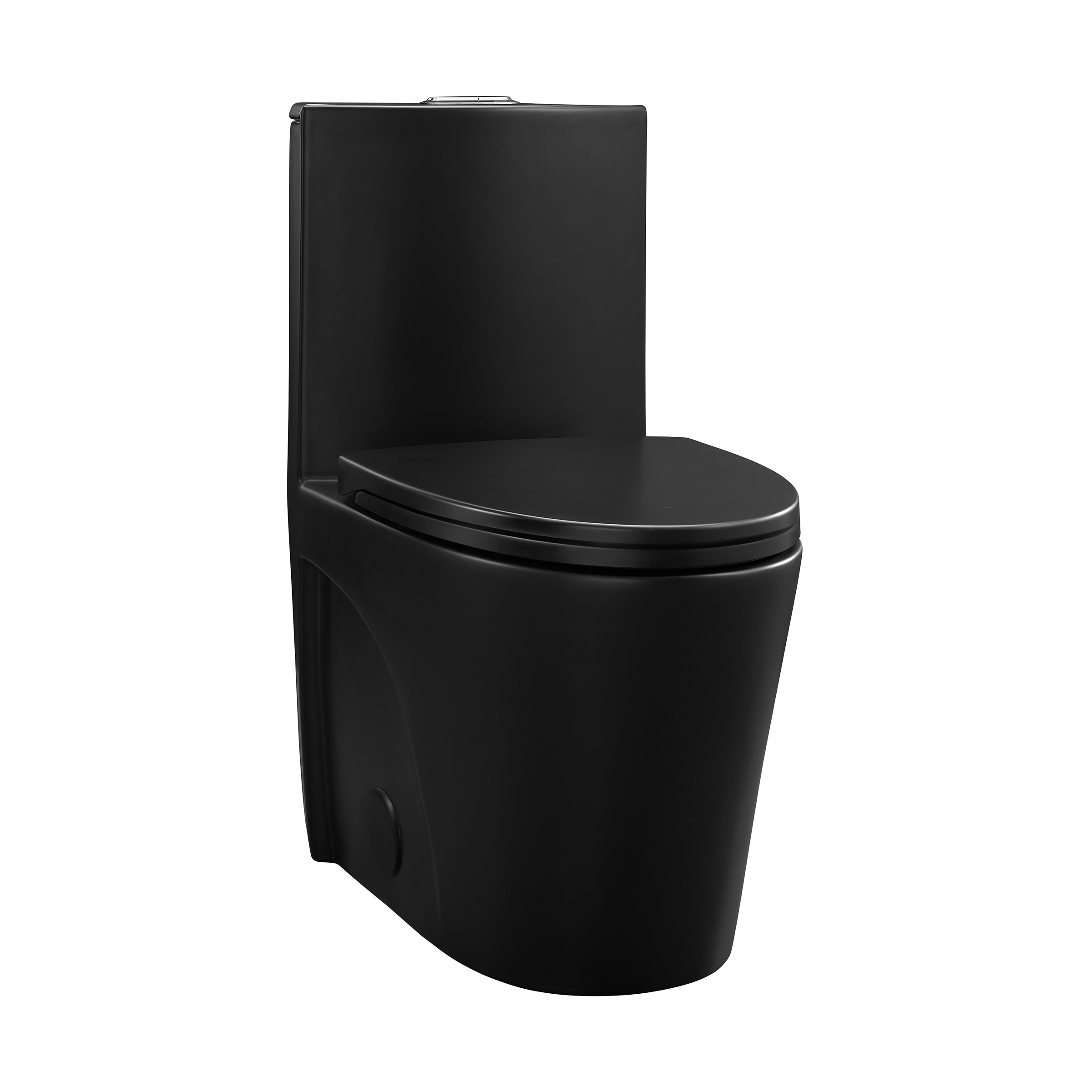Swiss Madison St. Tropez Matte Black Dual Flush Elongated Standard