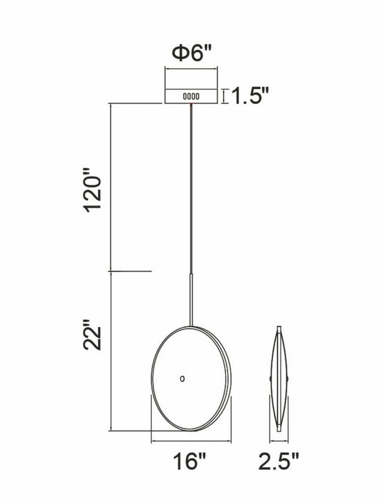 CWI Lighting 1204P16-1-625 Pendant-Lights - View #9