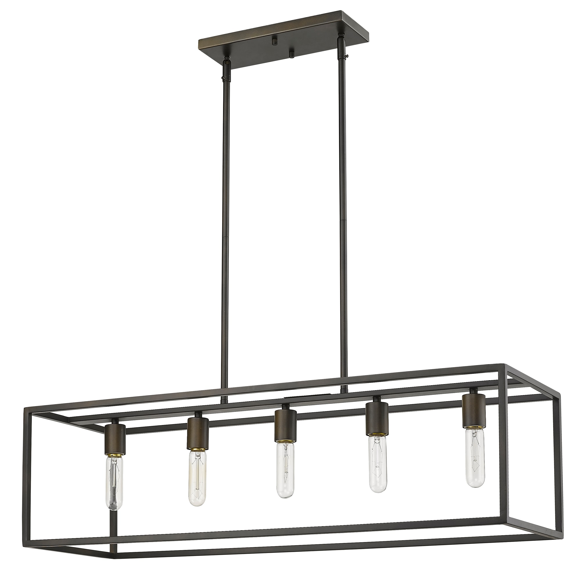 Acclaim Lighting Cobar 5-Light Oil-Rubbed Bronze Transitional Linear ...