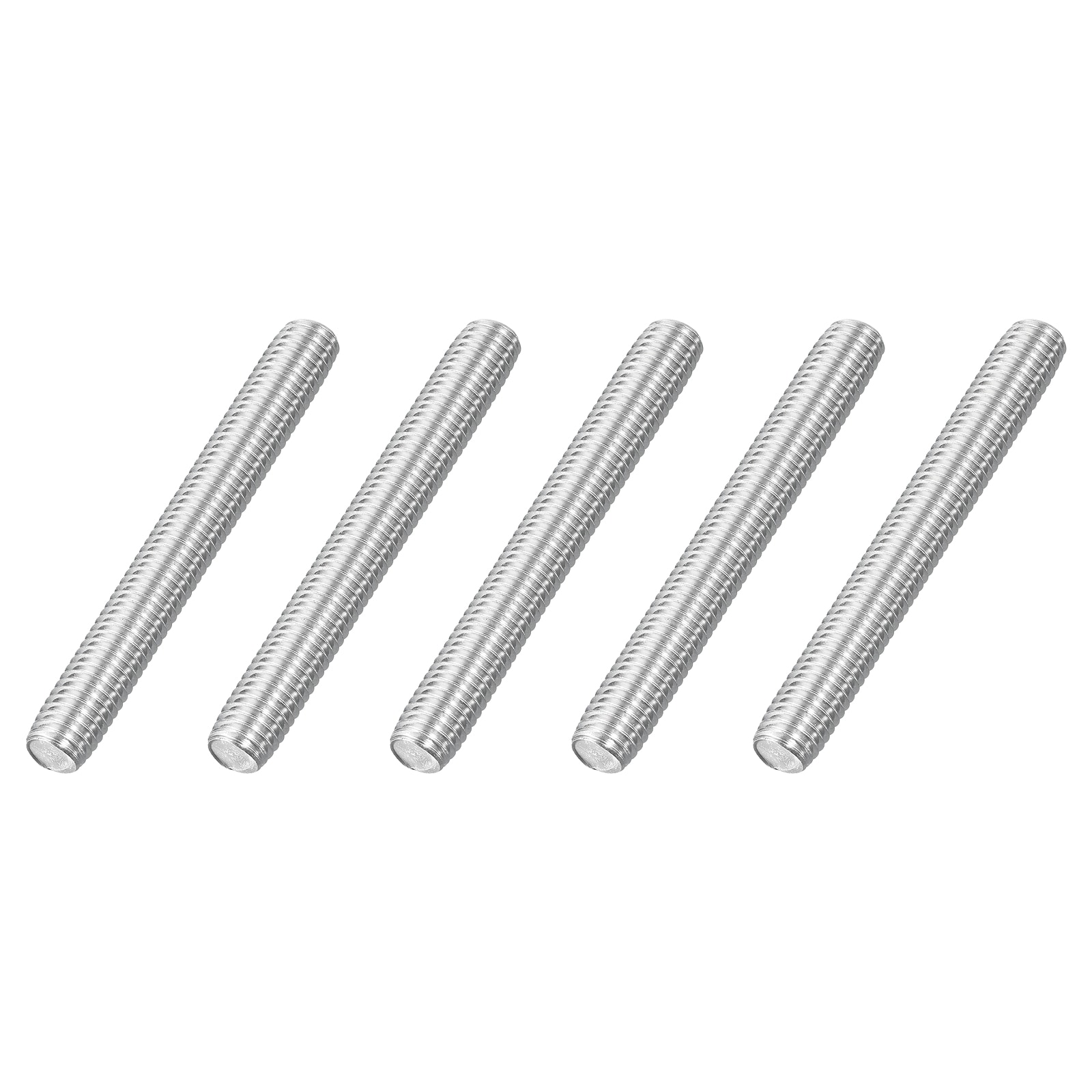 Unique Bargains M10x80mm Fully All Threaded Rod 5pcs 316 Stainless Steel Long Threaded Screw 1.5mm Thread Pitch Right Hand Threads for Furniture Mounting Assembly Fastening #S26050701UX5403