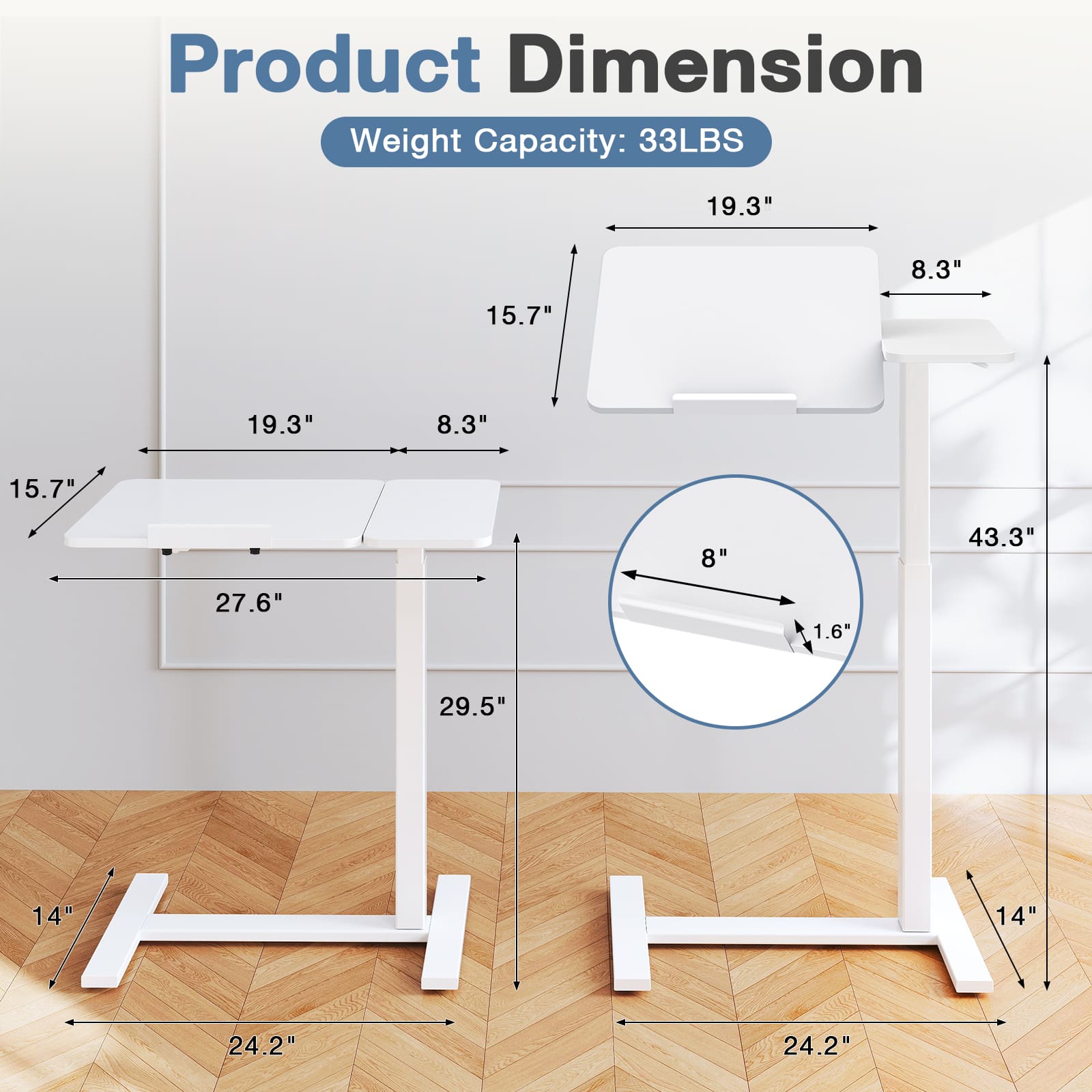 Sweetcrispy L-D-CFZ02-WT Bed-Handles - View #7
