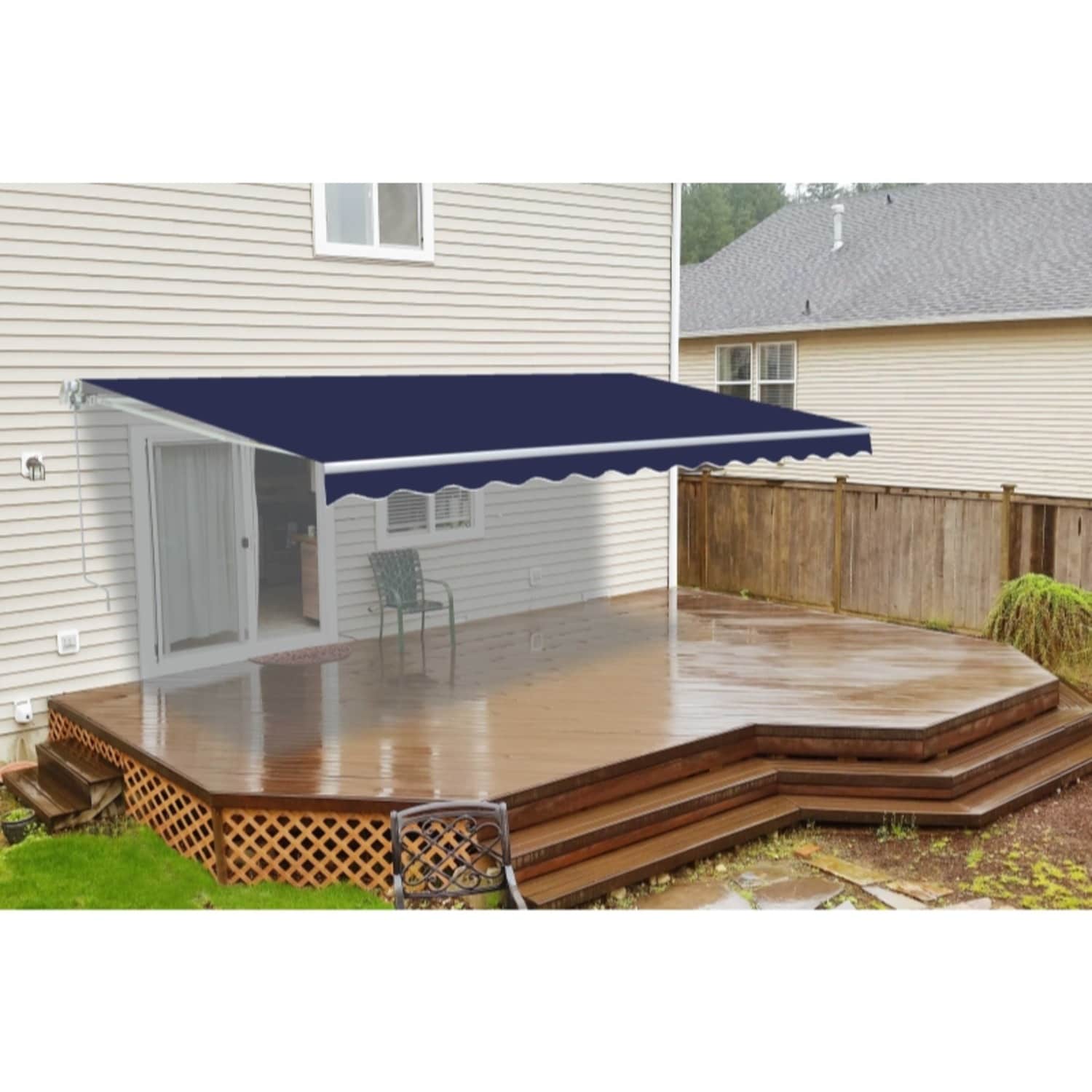 ALEKO FAB6.5X5BLUE30-LO Awning-Accessories - View #2
