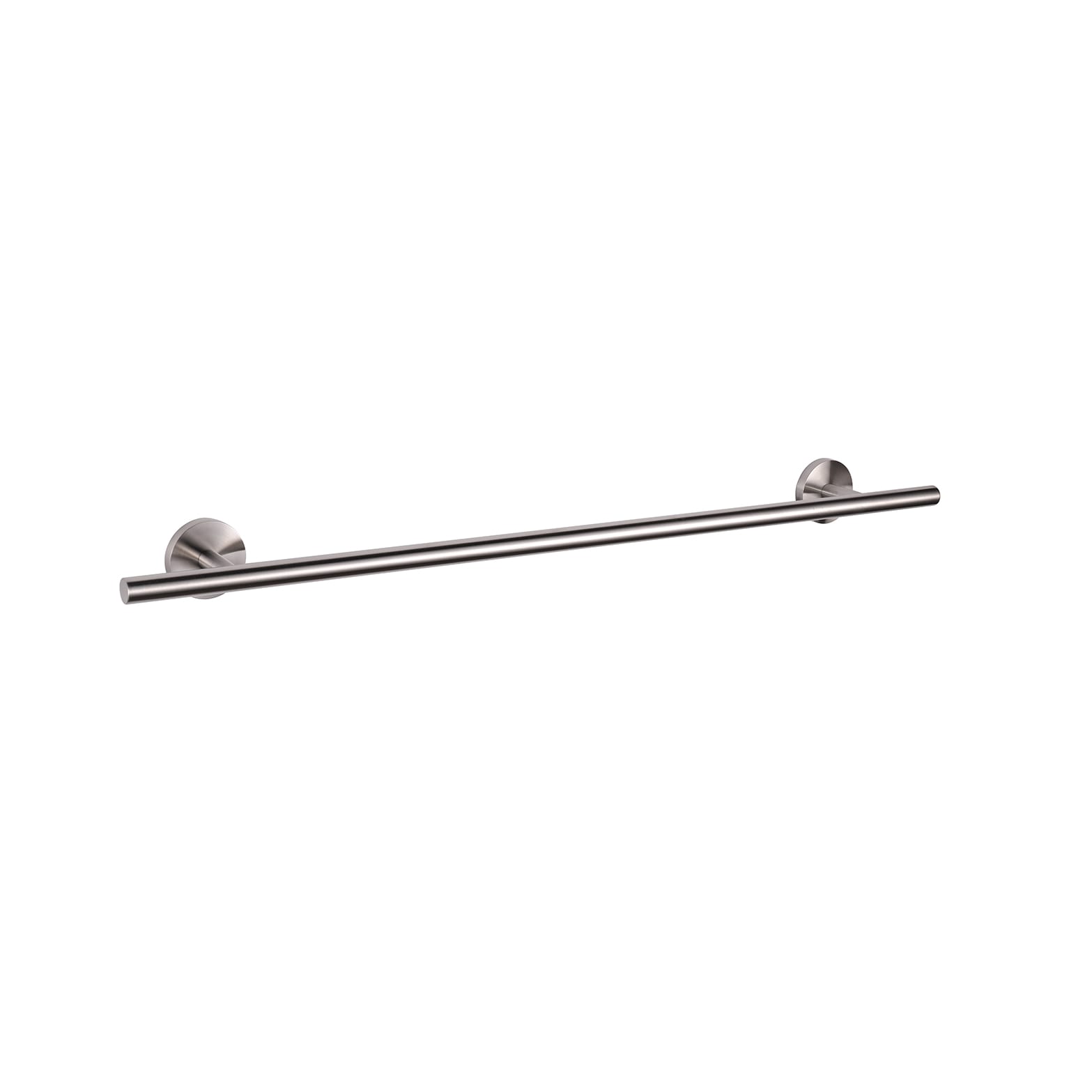 Lexora LTB2416152SN Bagno Nera 30-in Satin Nickel Wall mount Single Towel Bar