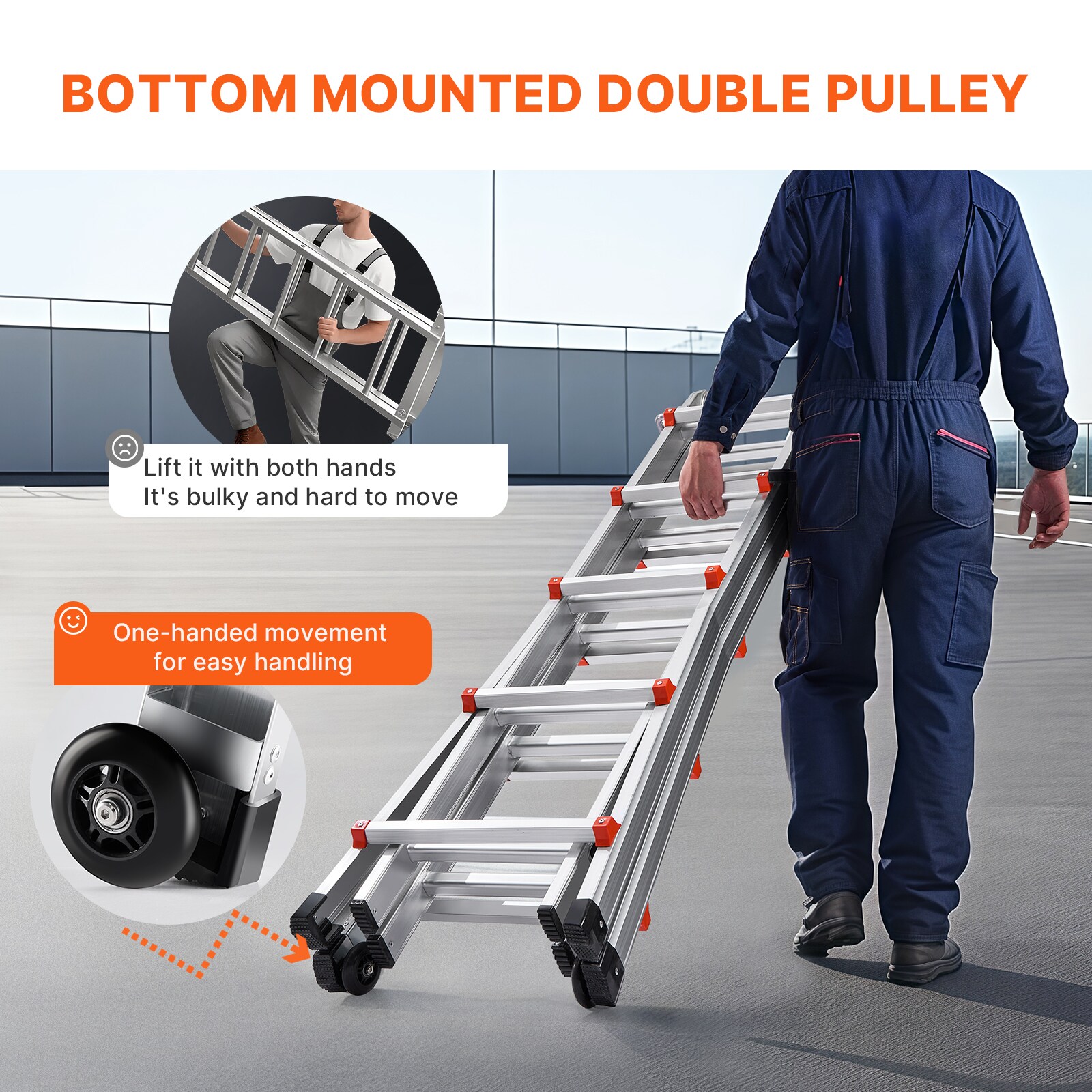 Vorene B-7BOJCG6159XY1 Step-Ladders - View #4