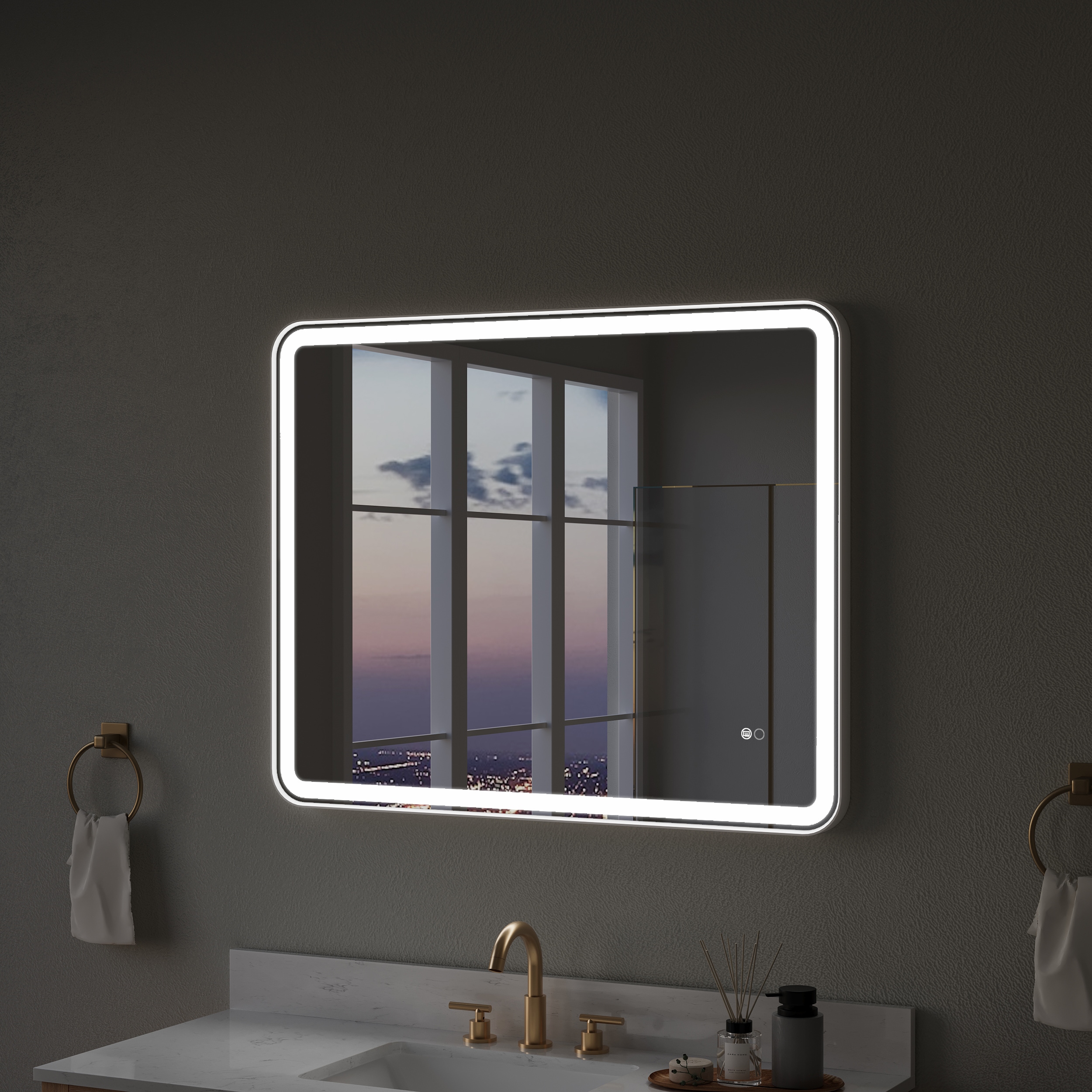 CALVON RC9-4032WT Framed-Bath-Mirrors - View #10