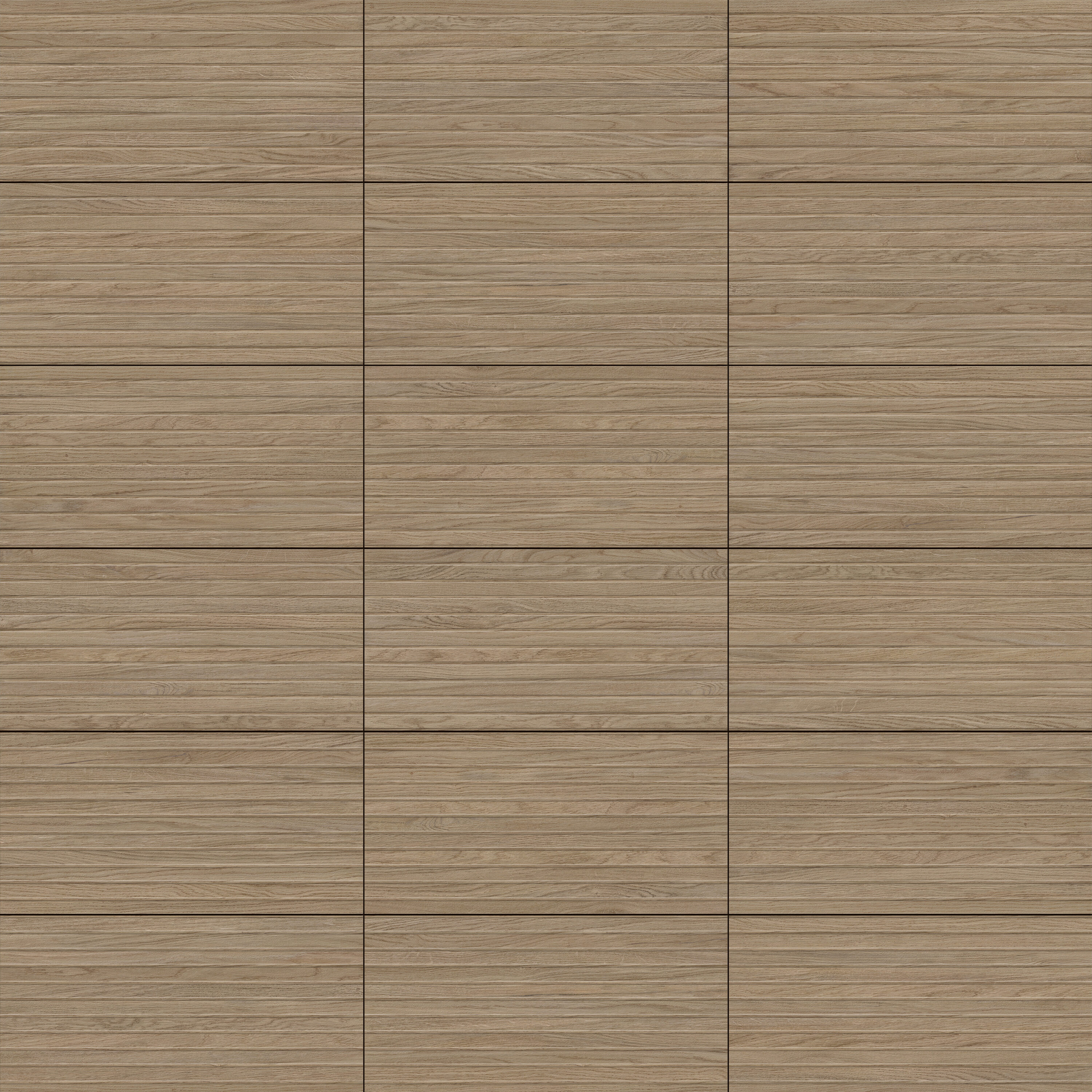 Affinity Tile S1WSL24WSN Sample- Woodstrip Nogal 6-in x 6-in Glazed Ceramic Wood Look Wall Tile
