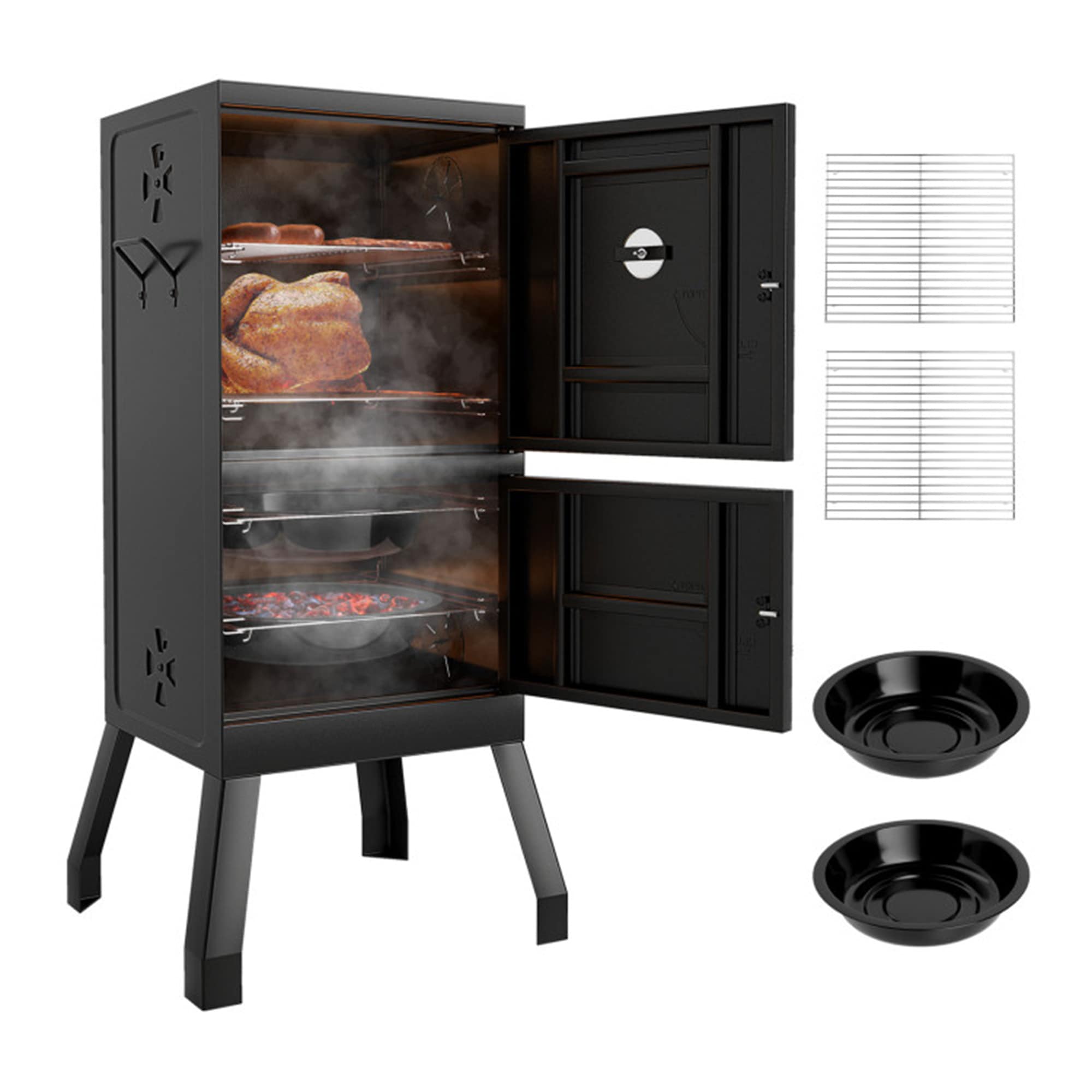 BABOOM BOM-0P10016-CO Charcoal-Smokers - View #2