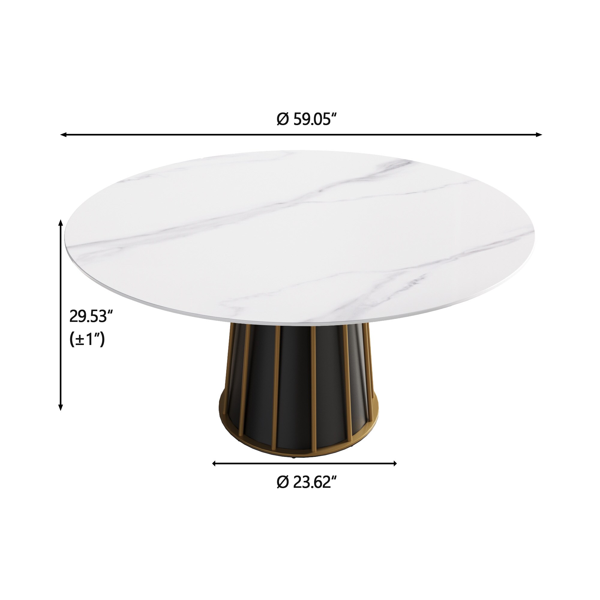 BuotiqHom DH-AT-150W-4B Dining-Tables - View #6