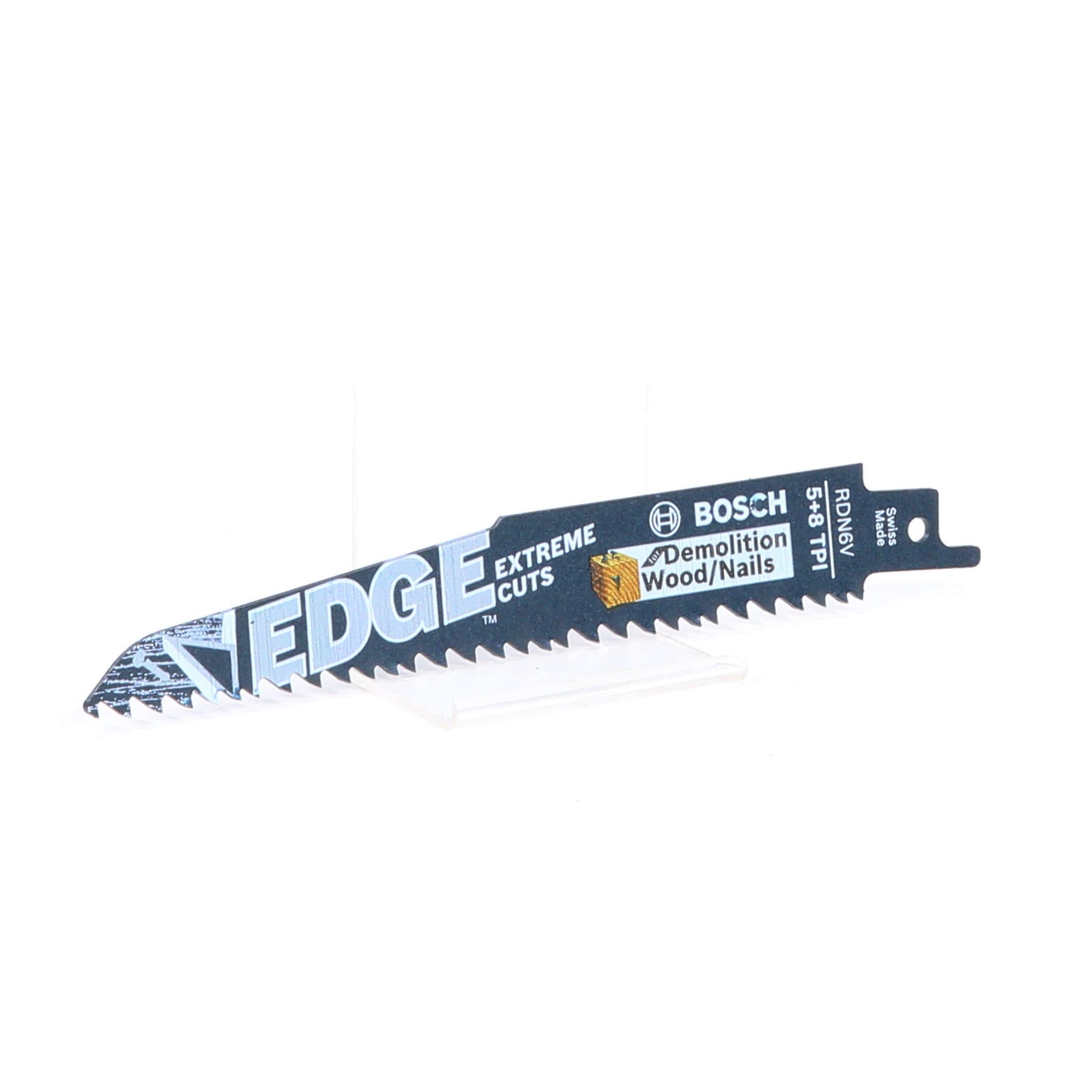 New Bosch REDM6X2 10 pack 6" 8-10 TPI Edge Blade for Metal Demolition $2.00 ea. 