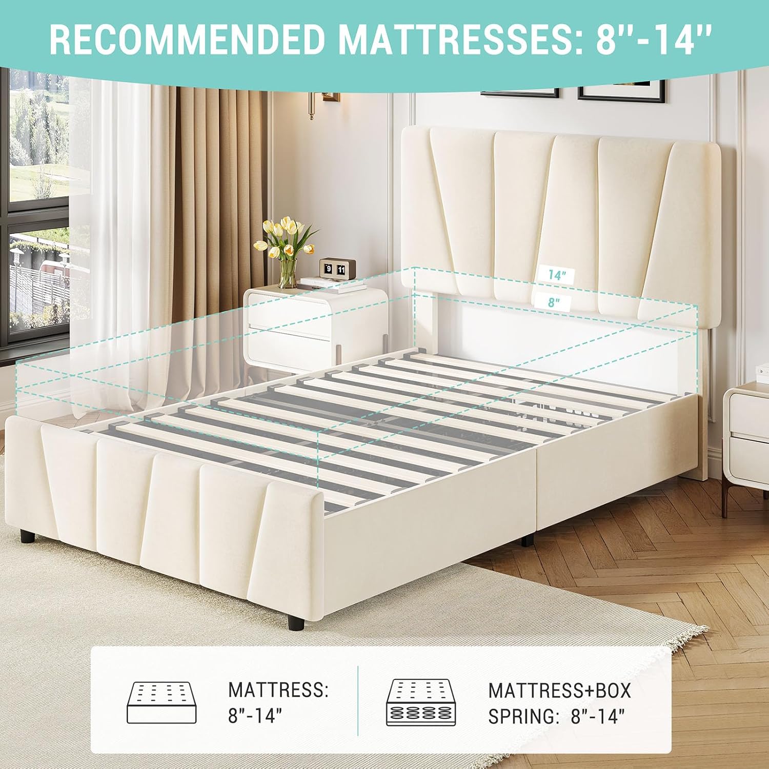 Qeetex LHF-BED-PHO-103KTEII beds - View #8