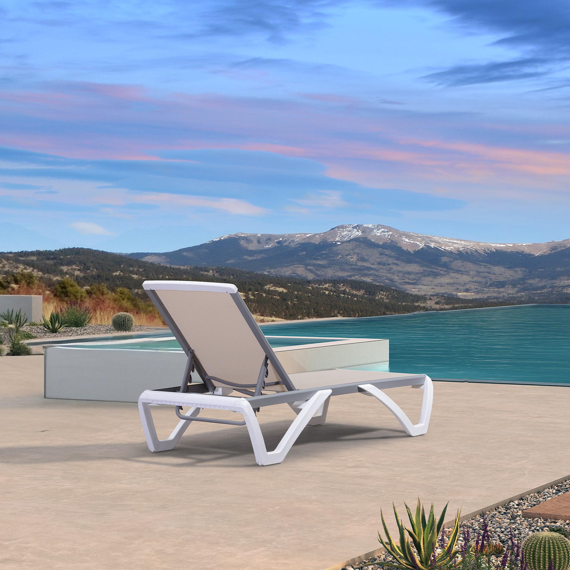 PURPLE LEAF LS04-ZW-ZB-YL Patio-Chairs - View #3