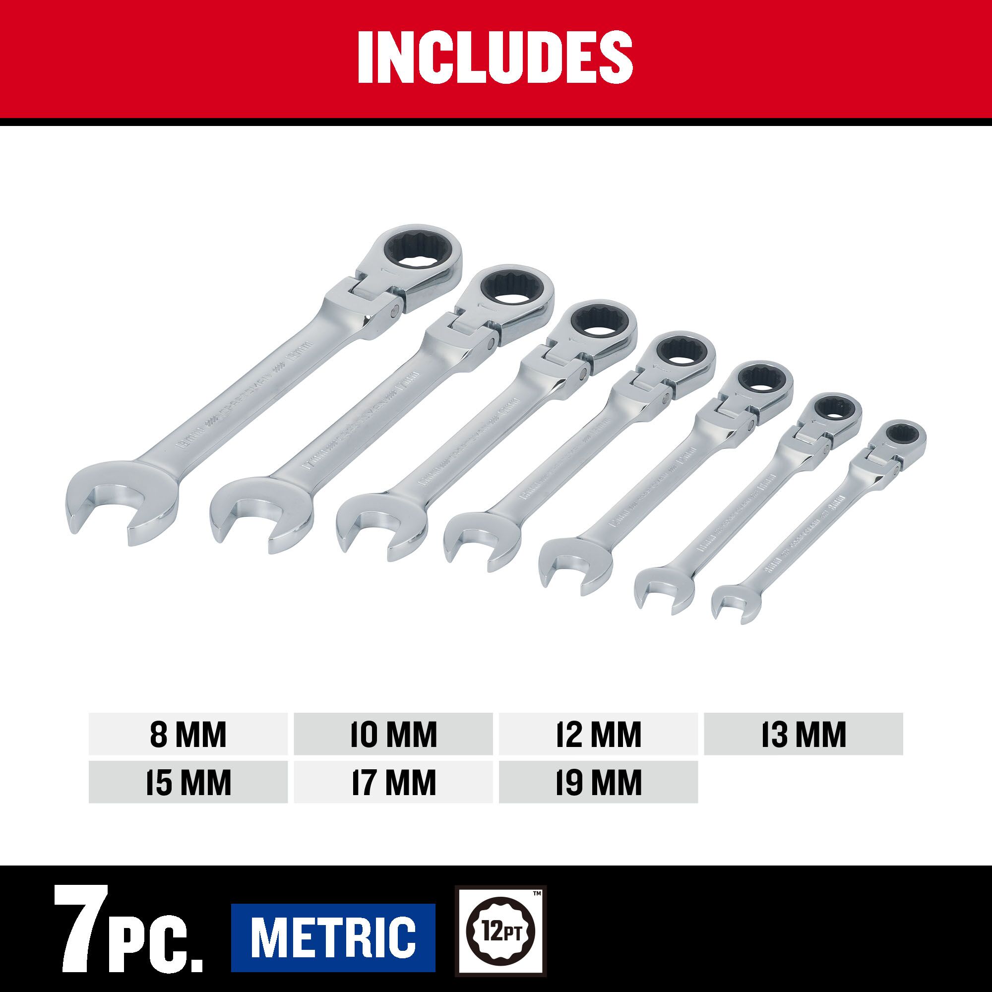 CRAFTSMAN CMMT87009 Ratcheting-Wrench-Sets - View #2