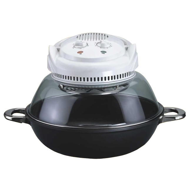 SPT 14-in Dia x 14-in D Non-Stick Electric Wok in the Electric