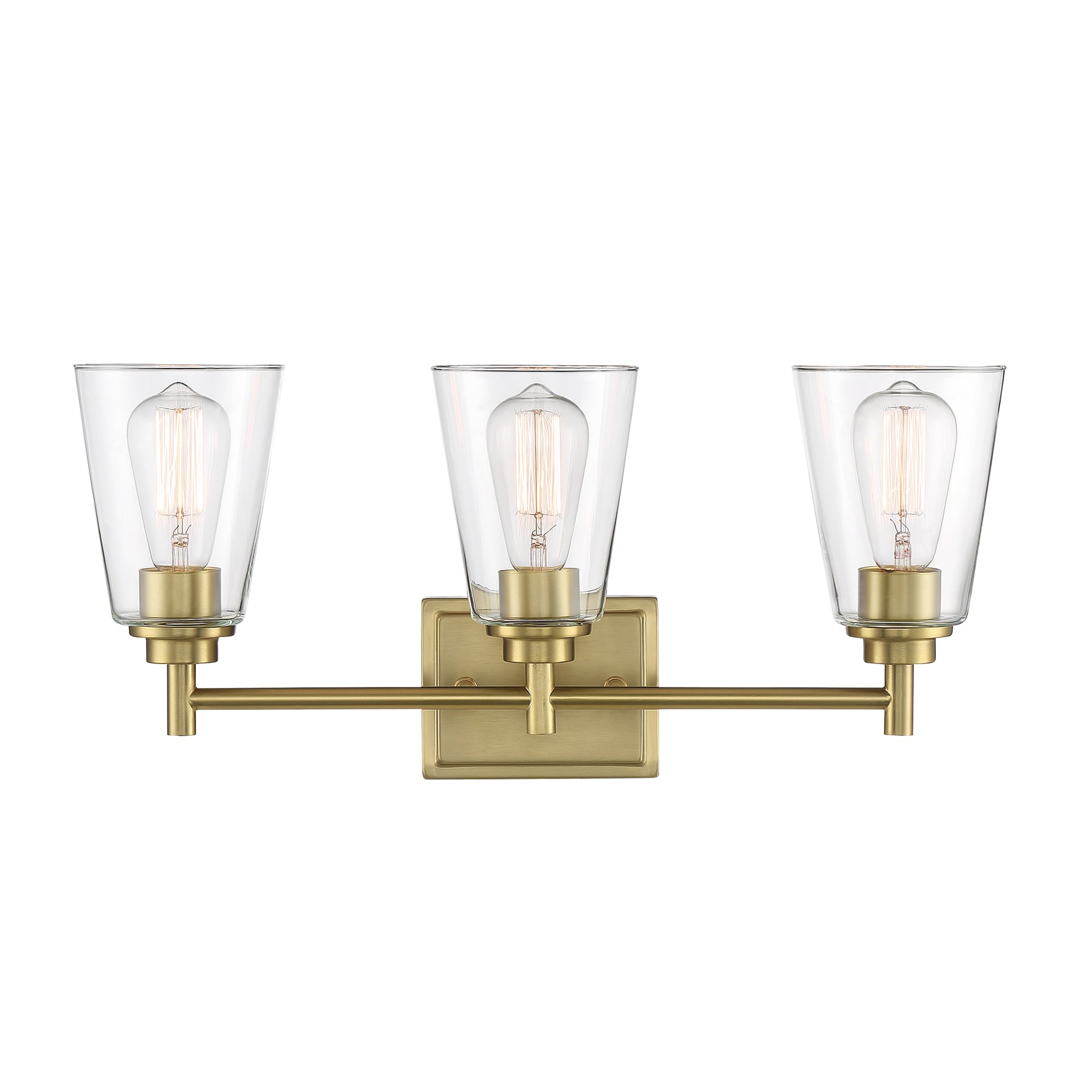 Designers Fountain Westin 22.5-in 3-Light Brushed Gold Modern ...