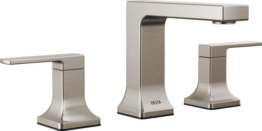 Delta Velum Stainless Widespread 2-Handle WaterSense Bathroom Sink ...