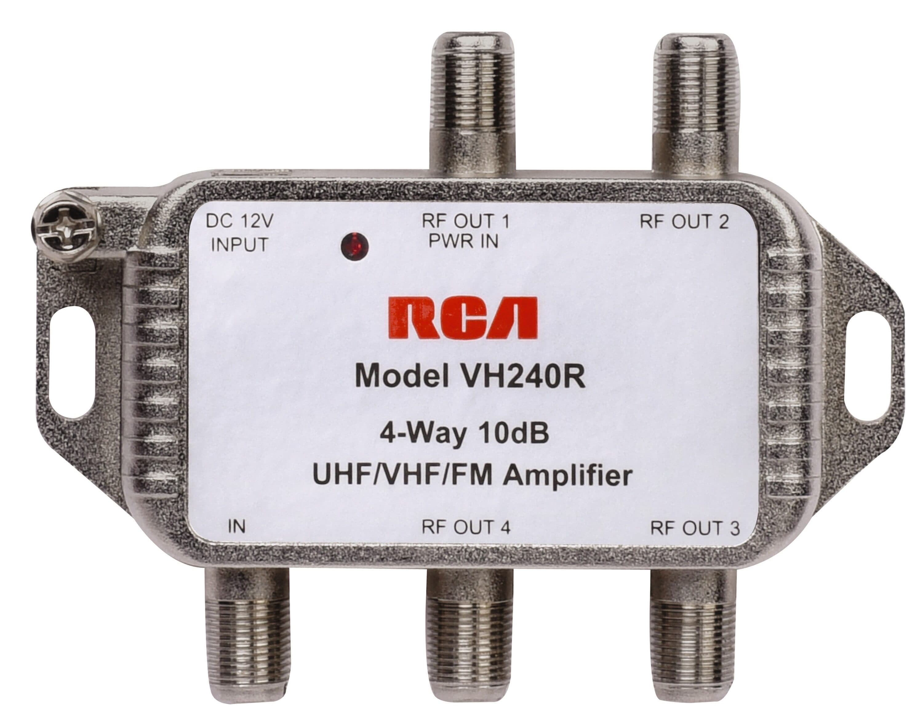 RCA 4-Way Video Signal Amplifier for TV and FM Signals, Up to 10dB  Amplification in the TV Antenna Amplifiers & Preamplifiers department at