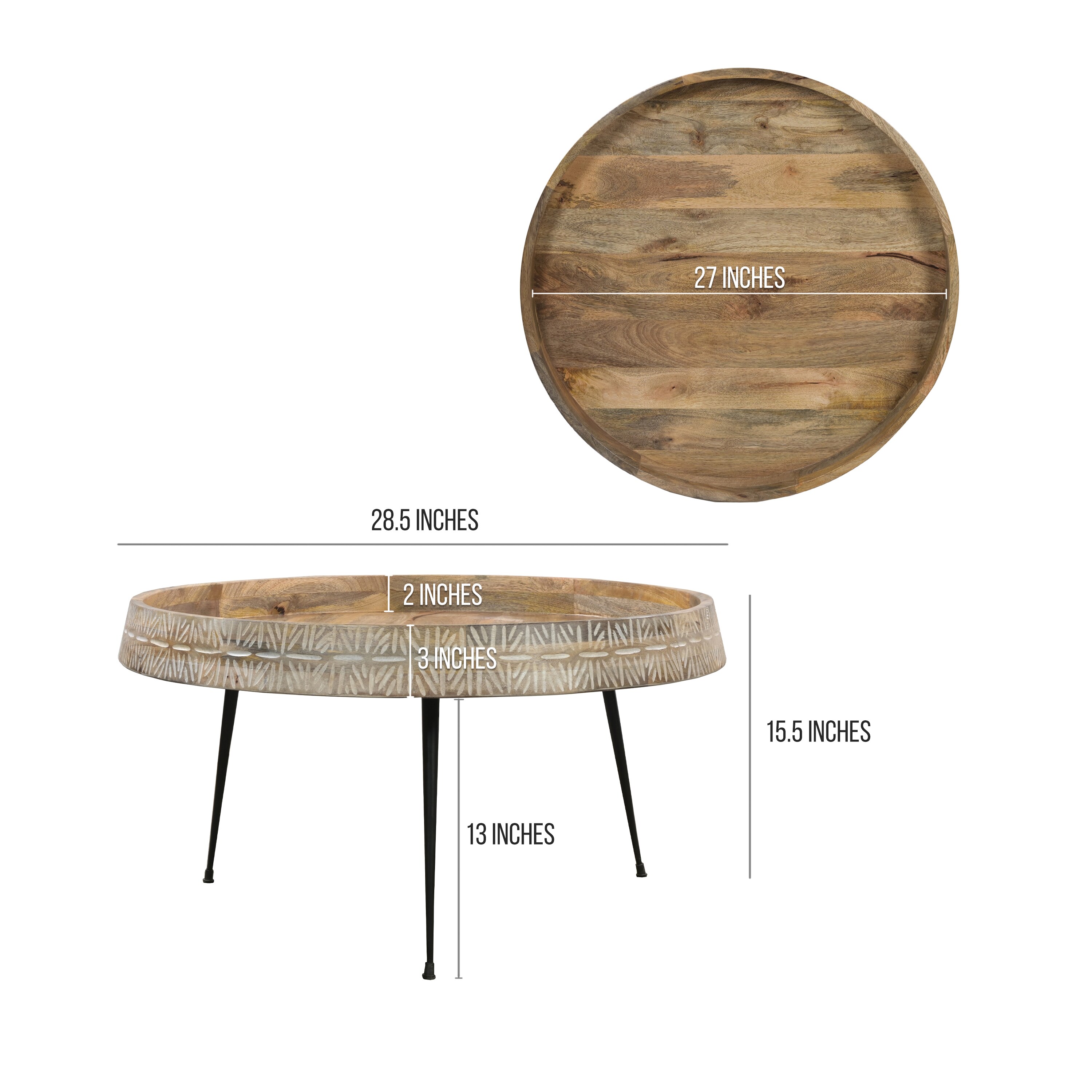 Benzara UPT-293094 Coffee-Tables - View #8