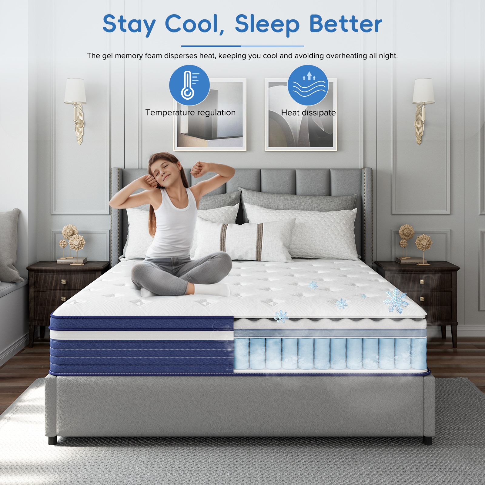 Ifluous LSMH15-10K Mattresses-Boxsprings - View #4