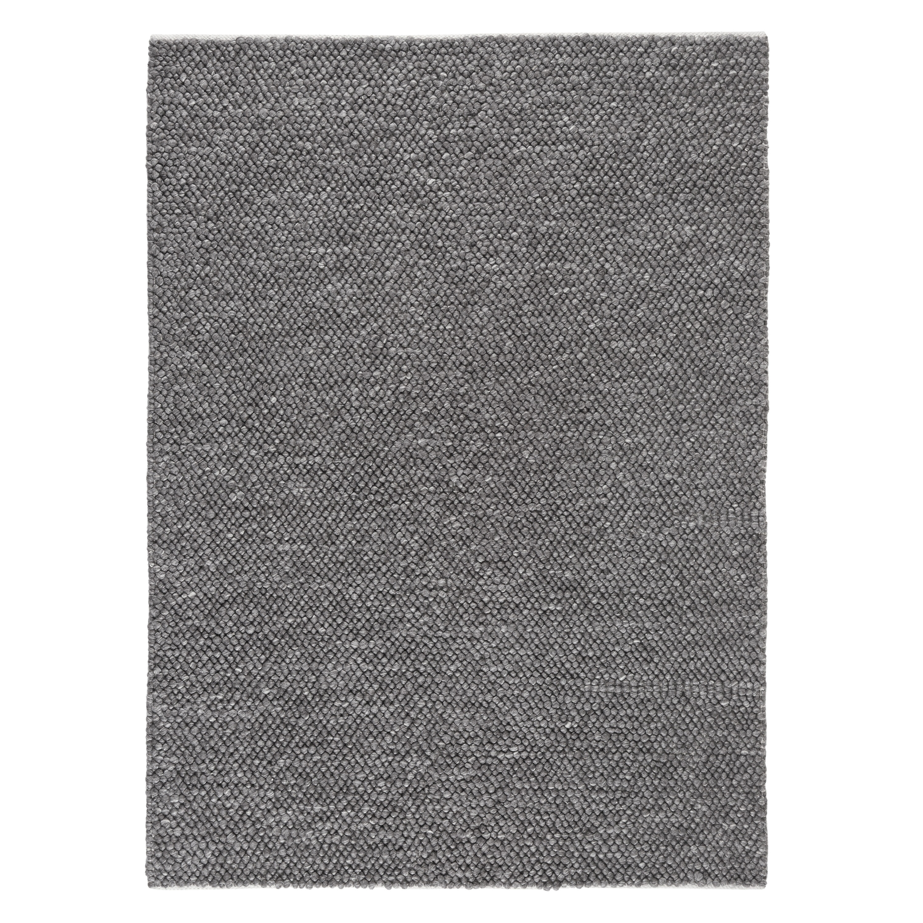 Town & Country Living 2-05-451 5 x 7 (ft) Loomed Polyester Grey Rectangular Indoor Solid Area rug