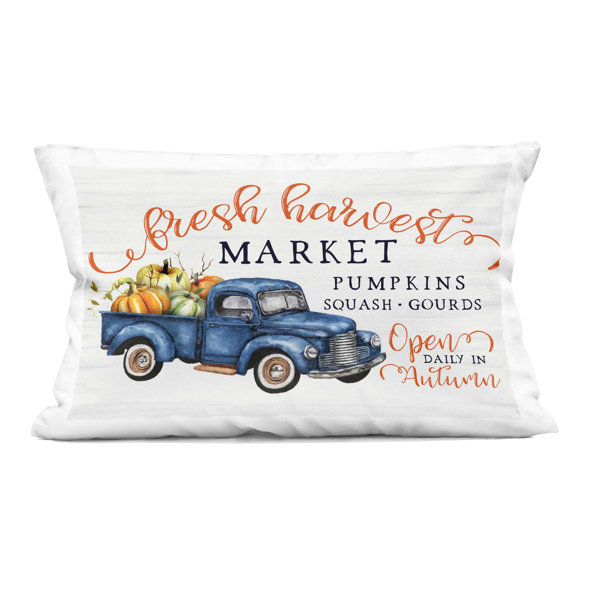 Stupell Industries PLR-602-RCW-14X20  Fresh Harvest Market Open Decorative Printed Throw Pillow design by Lux + Me Designs 14 x 7 x 20