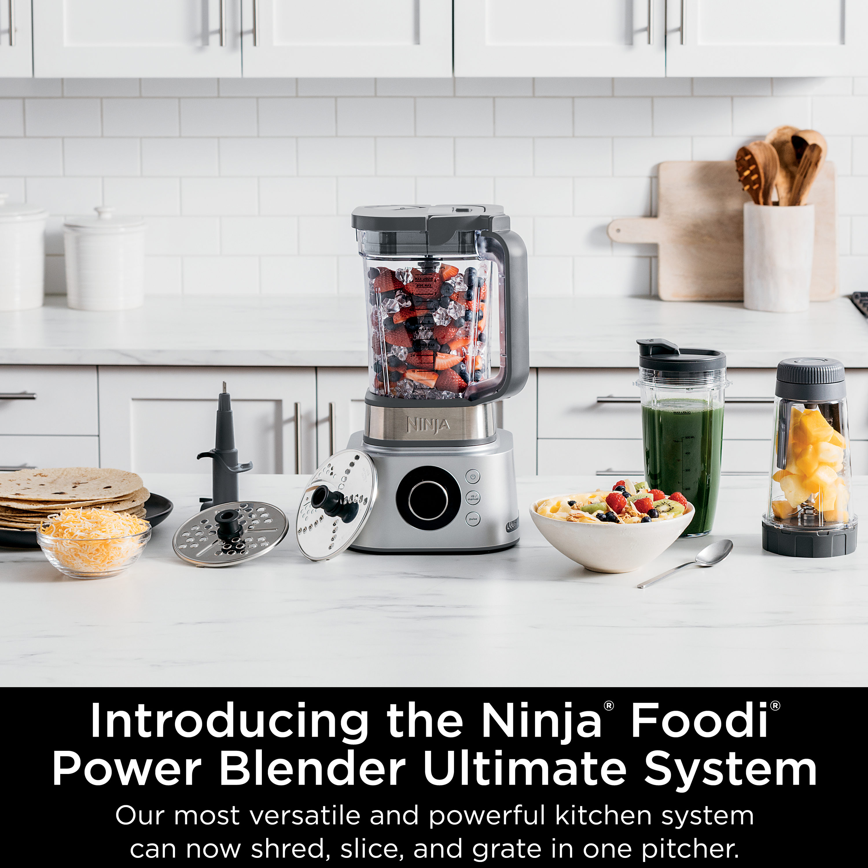 NINJA Detect Kitchen System Power 72 Oz. 10-Speed Black Blender