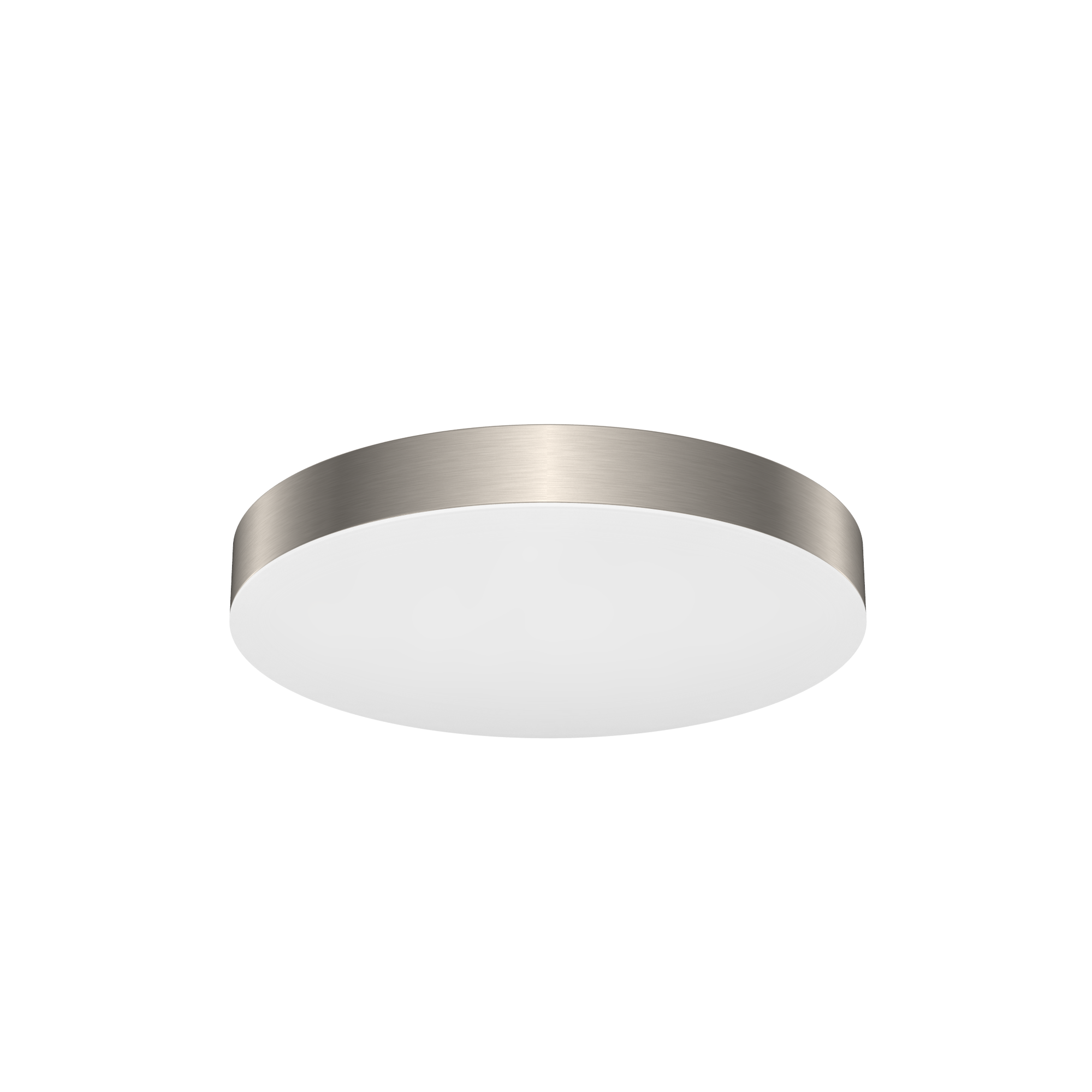 Project Source MXL1240-L120K9027 1 -Light 11-in Brushed Nickel Integrated LED Flush Mount Light