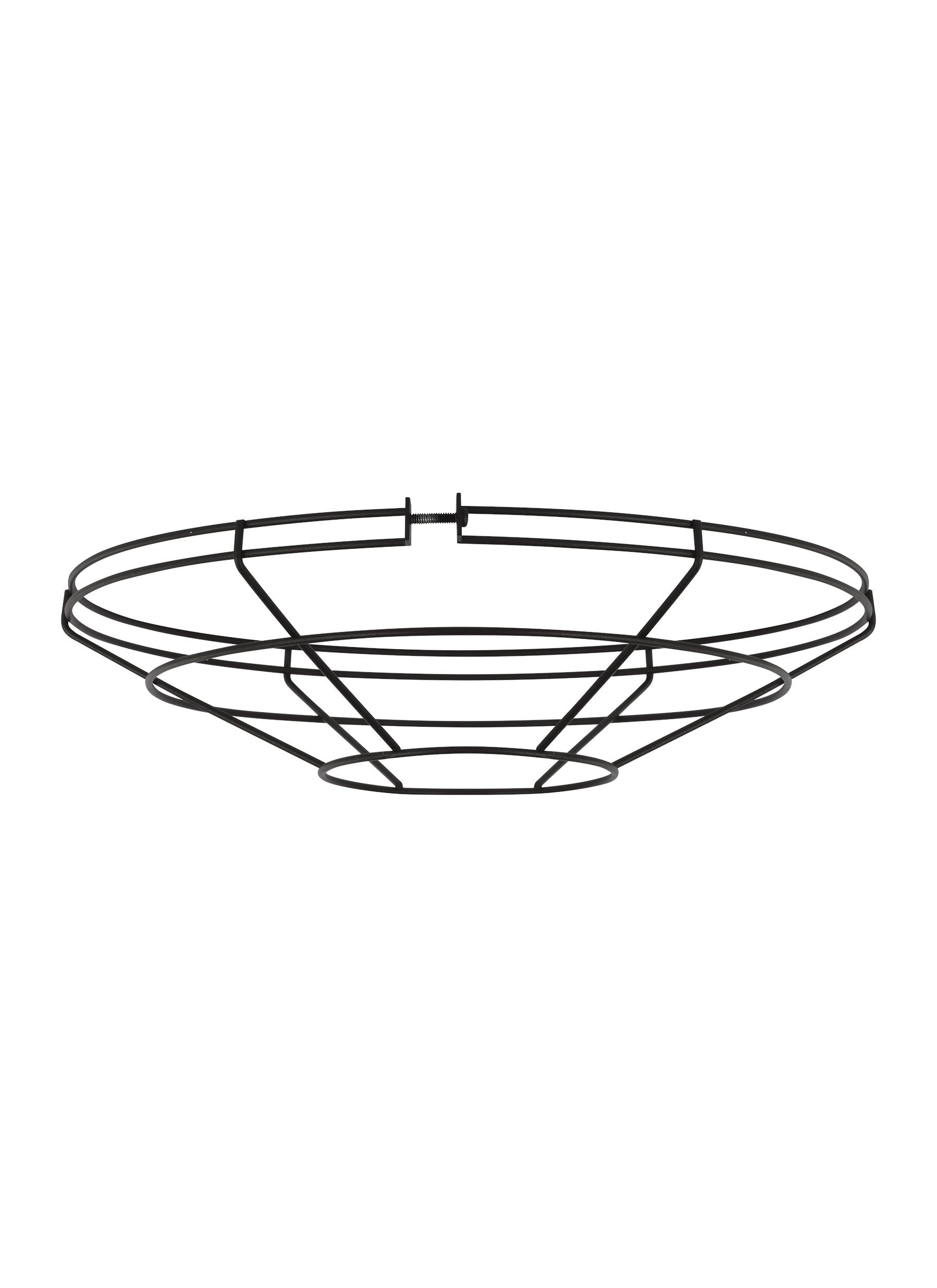 Generation Lighting 96374-12 Barn Light Black Medium Cage