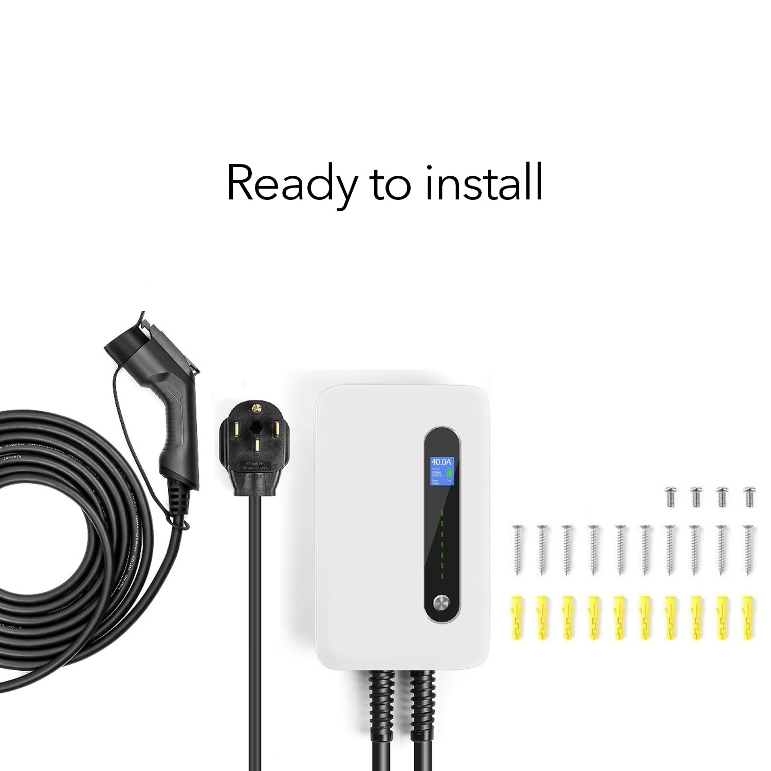 Lectron Level 40 Amps/ EV Electric Vehicle Charging Station with 20-ft  Cable in the Electric Car Chargers department at