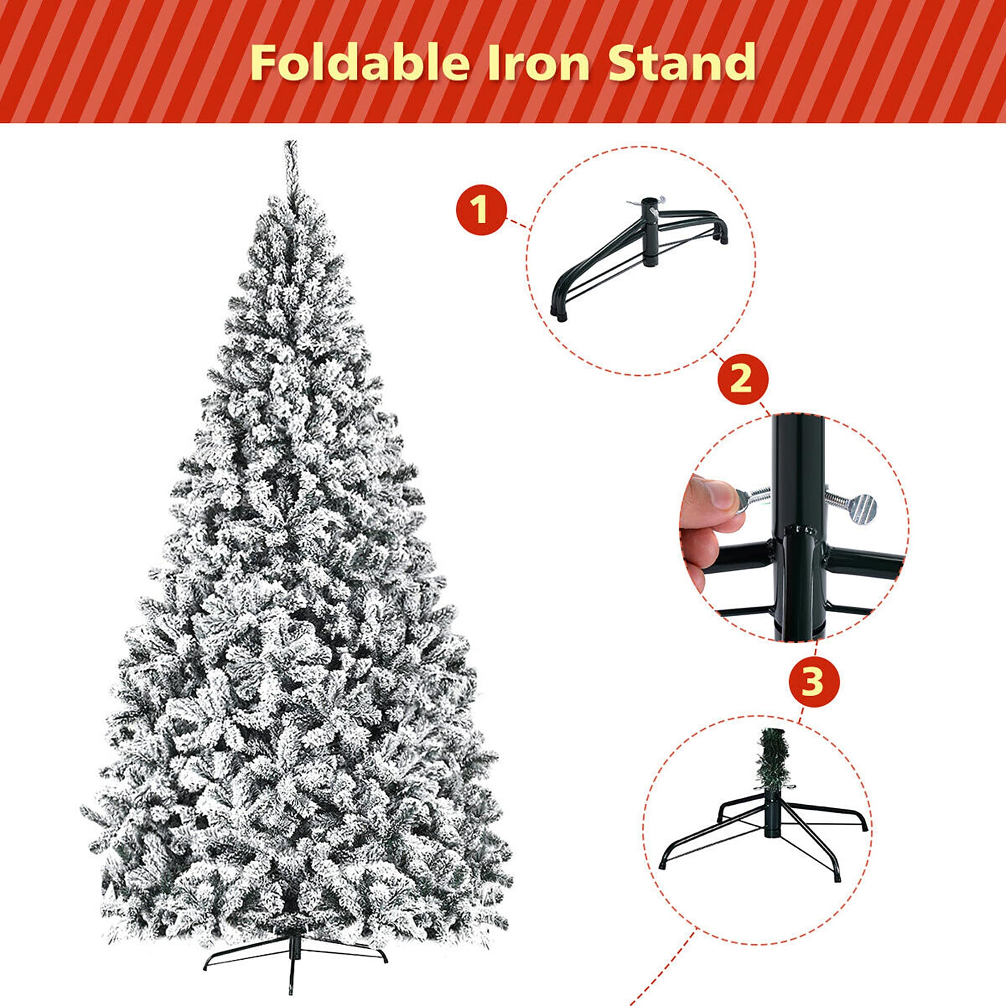Forclover ALHY-069CM Artificial-Christmas-Trees - View #3