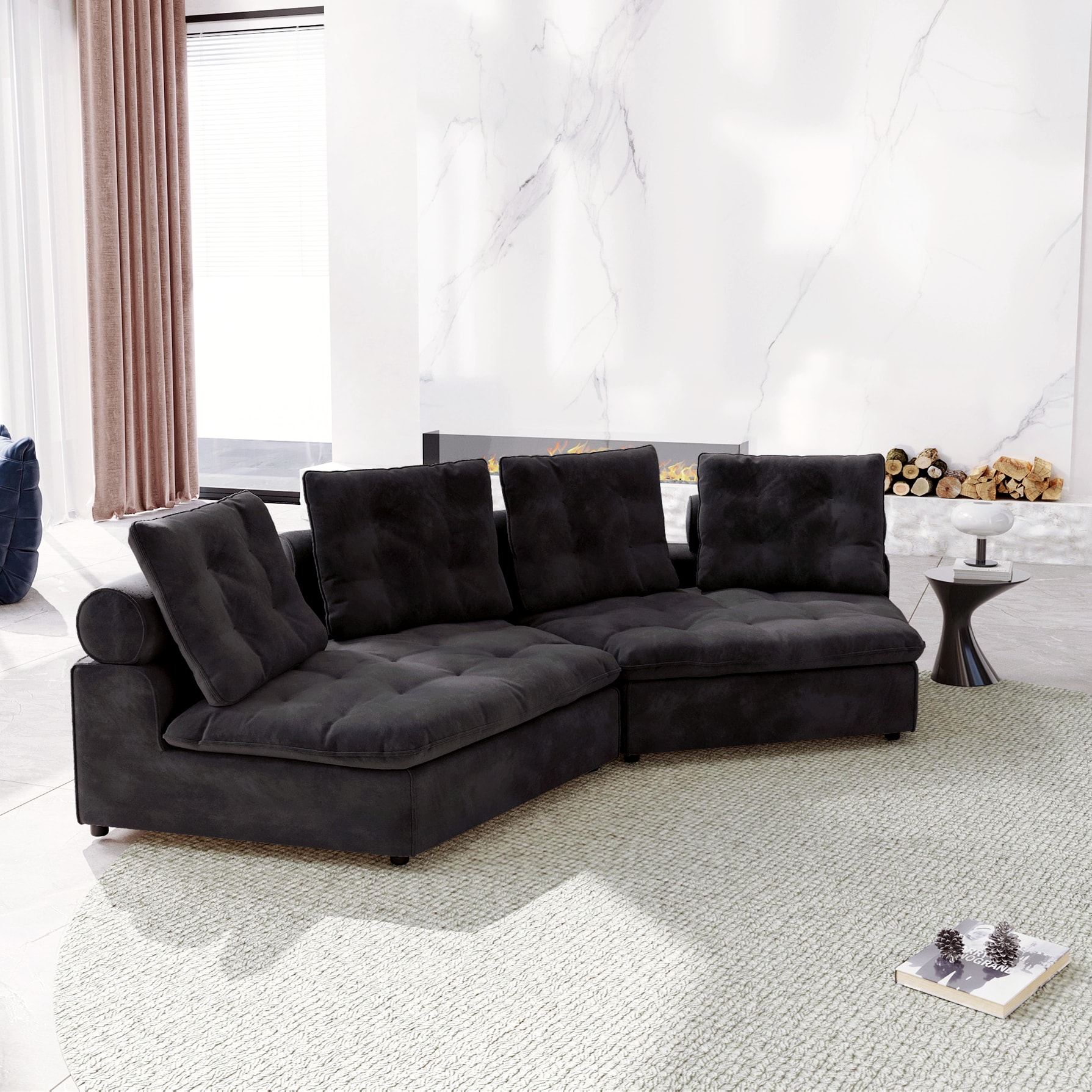 BuotiqHom DH-S2+2-136GY Sofas-Loveseats - View #6