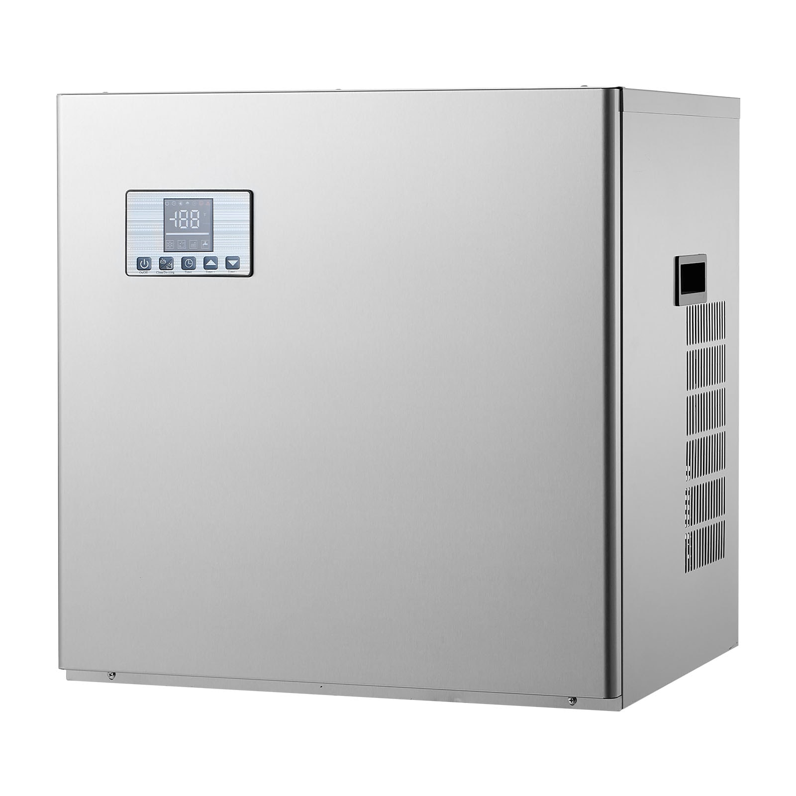 VEVOR SCFTZBJJTXFB08847V1 Commercial Ice Maker Machine - Head 550 Lbs/Day Stainless Steel Ice Machine with Scheduled Ice-Making Self-Cleaning Adjustable Thickness Ideal for Restaurant Bar Cafe Hotel - Head Only