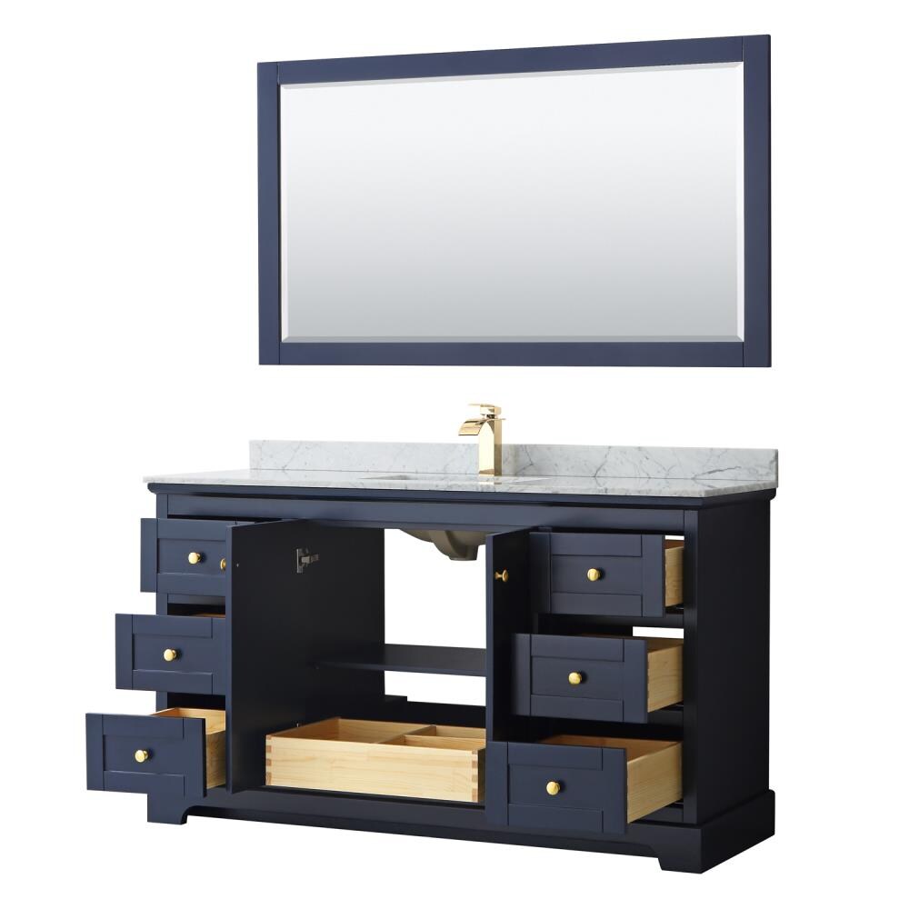 Wyndham Collection WCV232360SBLCMUNSM58 Bath-Vanity-Combo - View #2