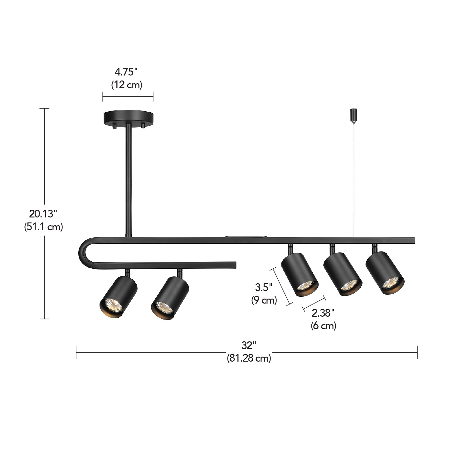 Globe Electric 91009808 Fixed-Track-Lighting - View #6