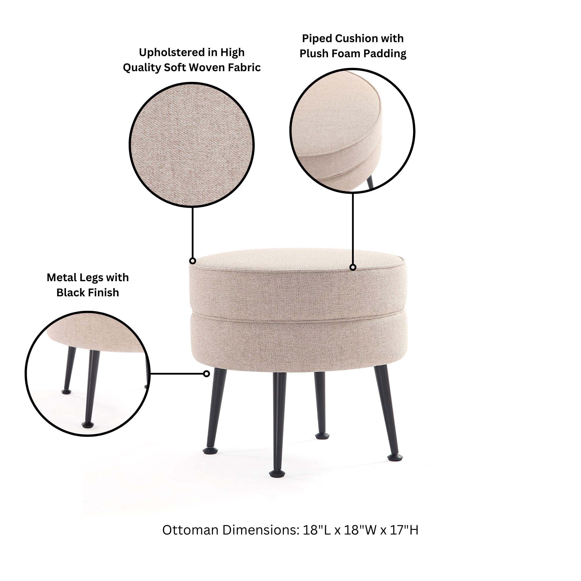 Manhattan Comfort 2-OT003-OTB Indoor-Ottomans - View #4