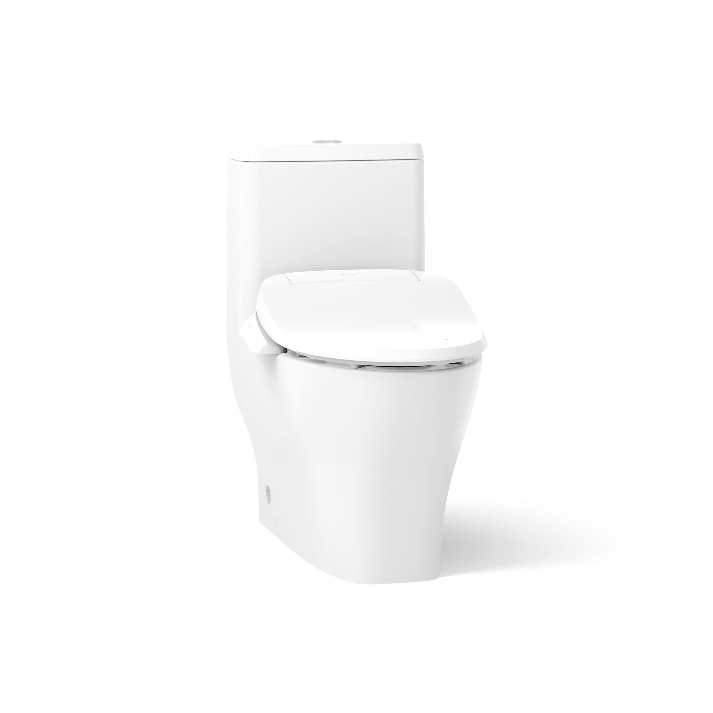 KOHLER Veil White Dual Flush Compact Elongated Standard Height 1