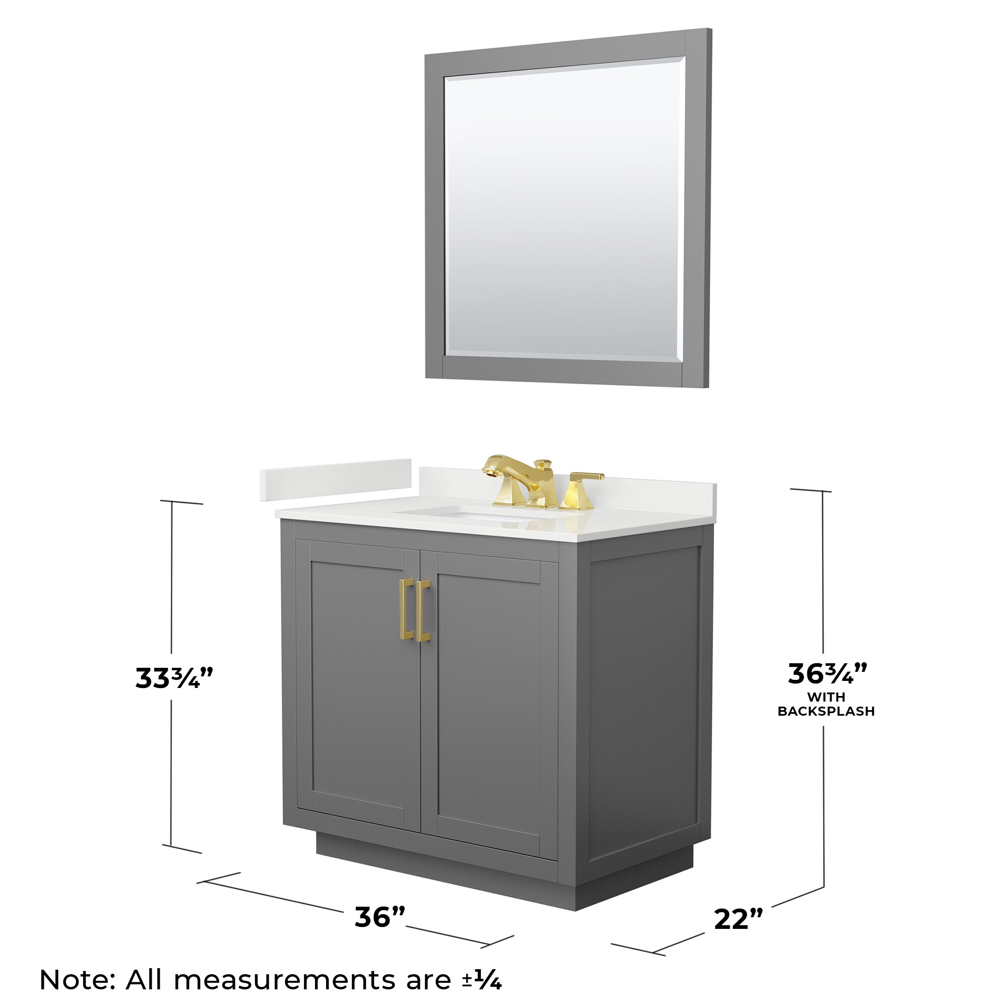 Wyndham Collection WCF292936SGGWQUS3M34 Bath-Vanity-Combo - View #6