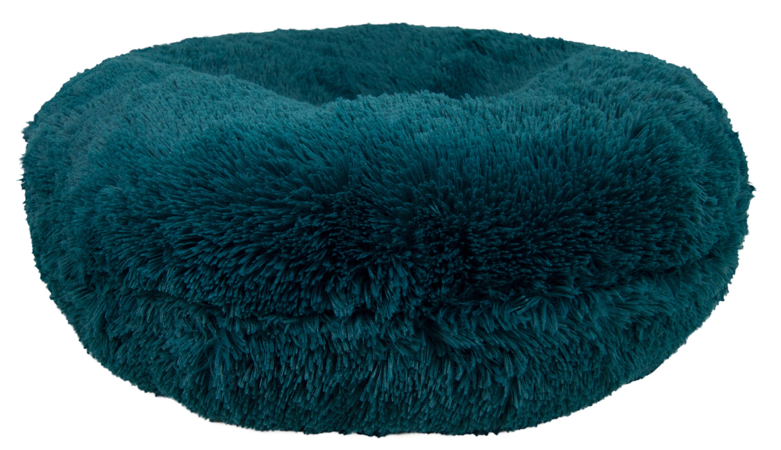 Bessie and Barnie BAGEL-WDLST-MD Round Green Polyester Pillow Dog/Cat Bed ( Medium )