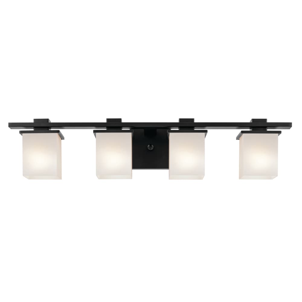 Kichler Tully 32-in 4-Light Black Modern/Contemporary Vanity Light in ...