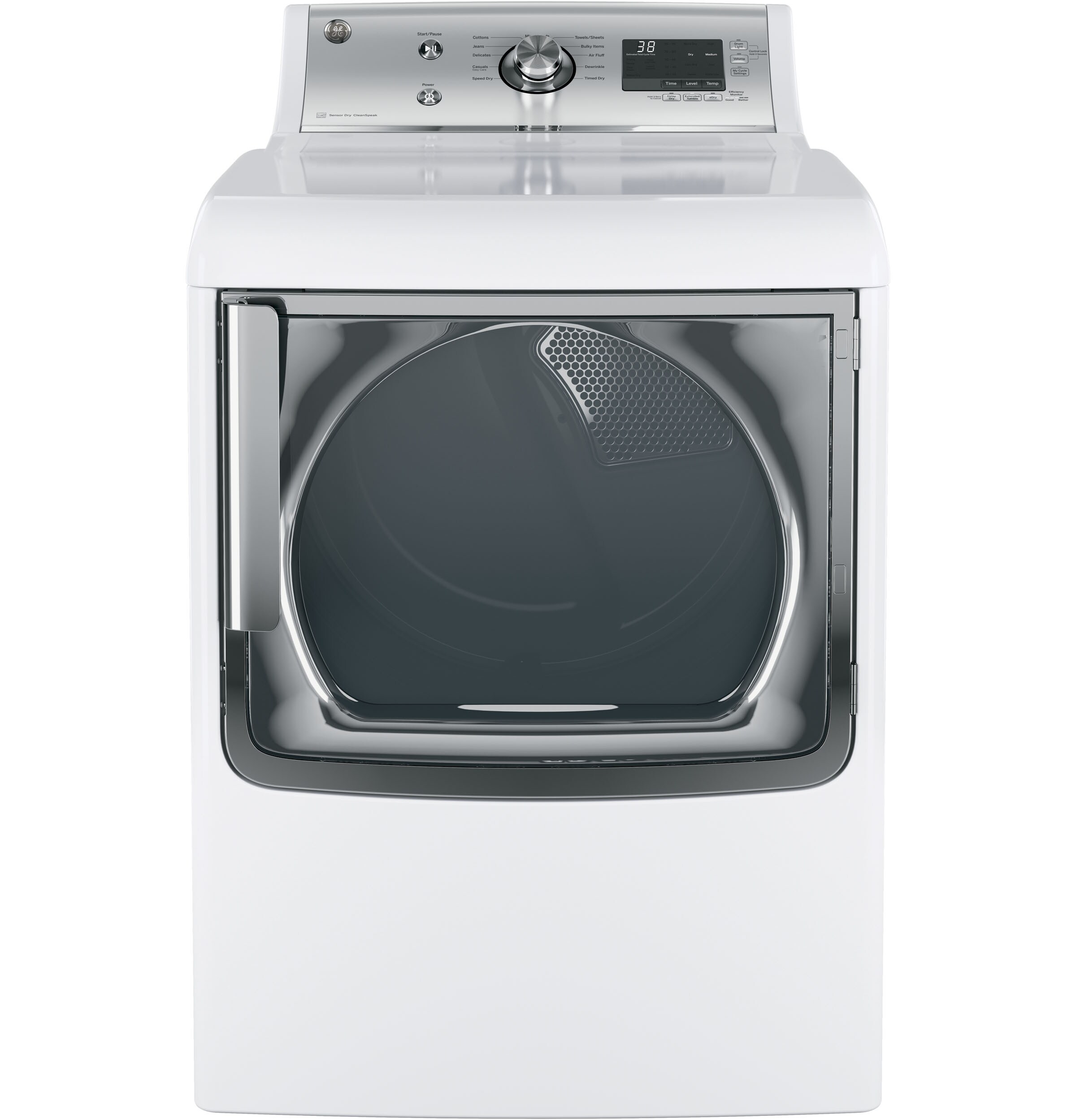 LG EasyLoad Smart Wi-Fi Enabled 7.3-cu ft Smart Gas Dryer (White